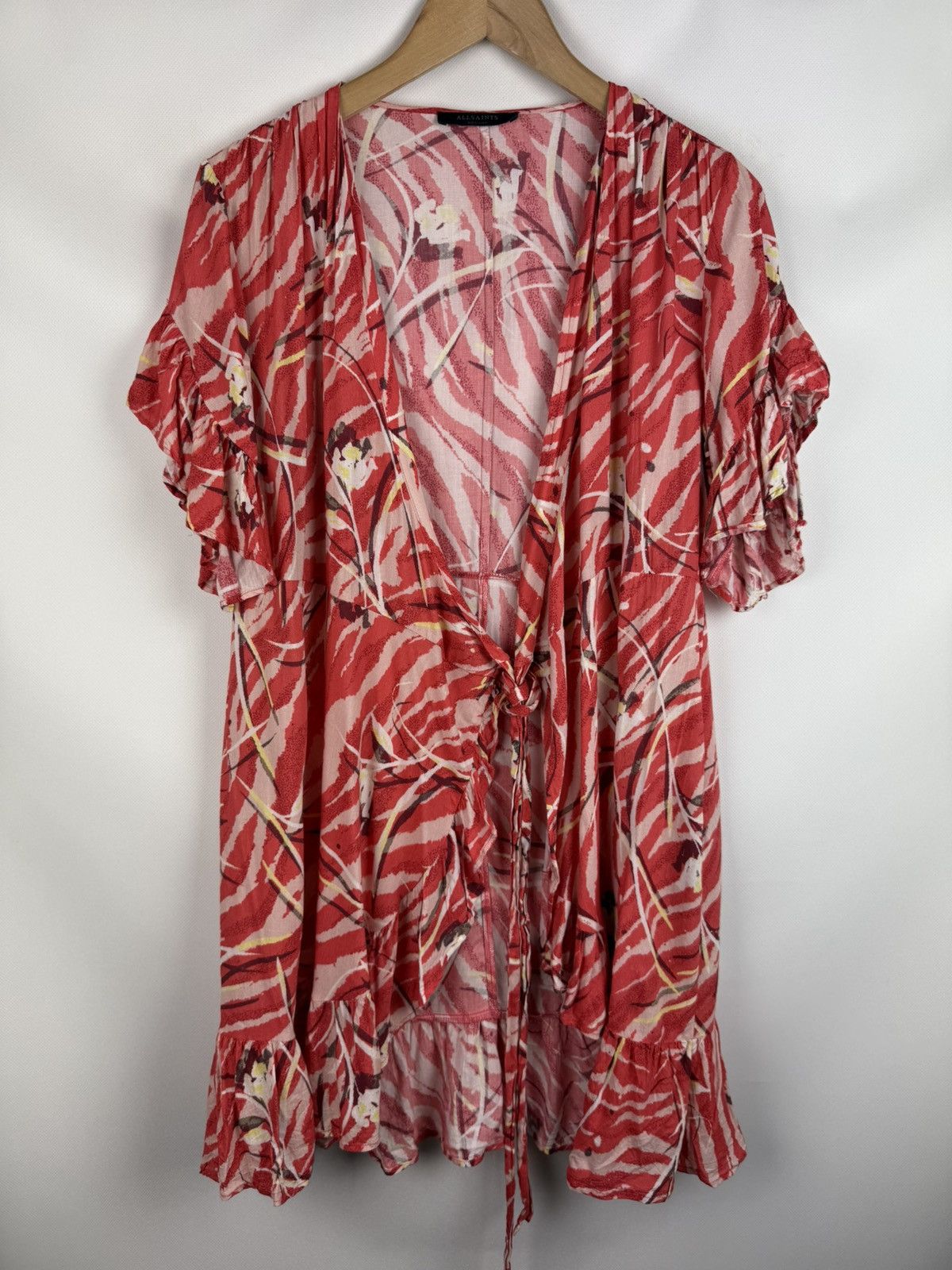Allsaints Allsaints Marlow Kazuno Ladies Floral Pattern Wrap Dress Size M / US 6-8 / IT 42-44 - 1 Thumbnail