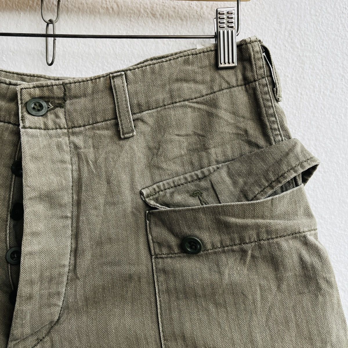 Schott × Travis Scott Faded Olive Green Schott Utilitu Military Pants Size US 30 / EU 46 - 6 Thumbnail