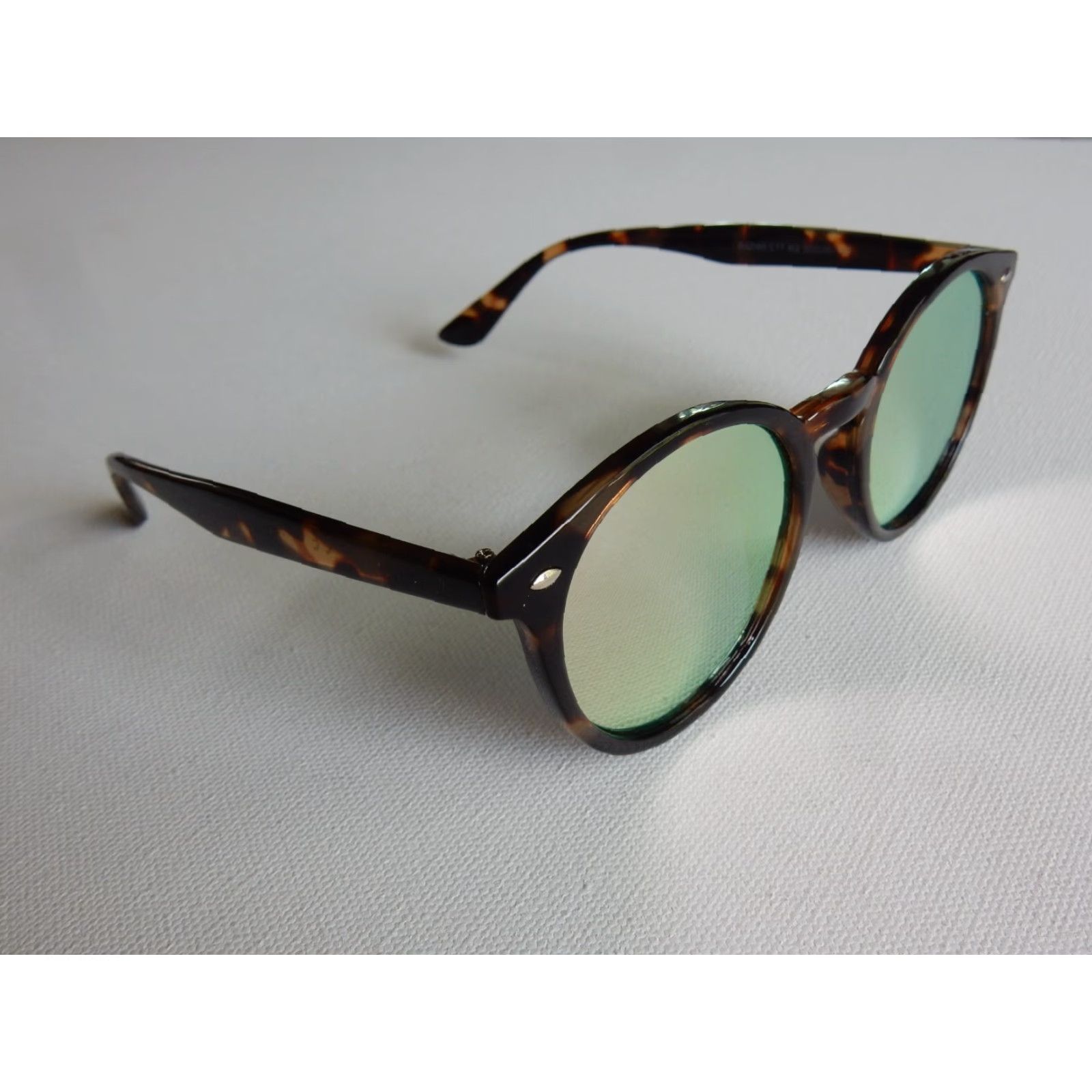 Vintage VINTAGE Sojos Sunglasses Women Adult Brown Green 50mm UV Protection 1980s Size ONE SIZE - 3 Thumbnail