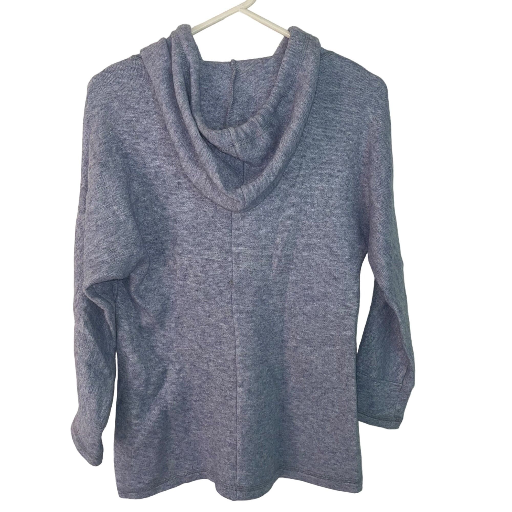 Other Artex Fashions Womens Hoodie Size XS Gray Knit Size XS / US 0-2 / IT 36-38 - 2 Thumbnail