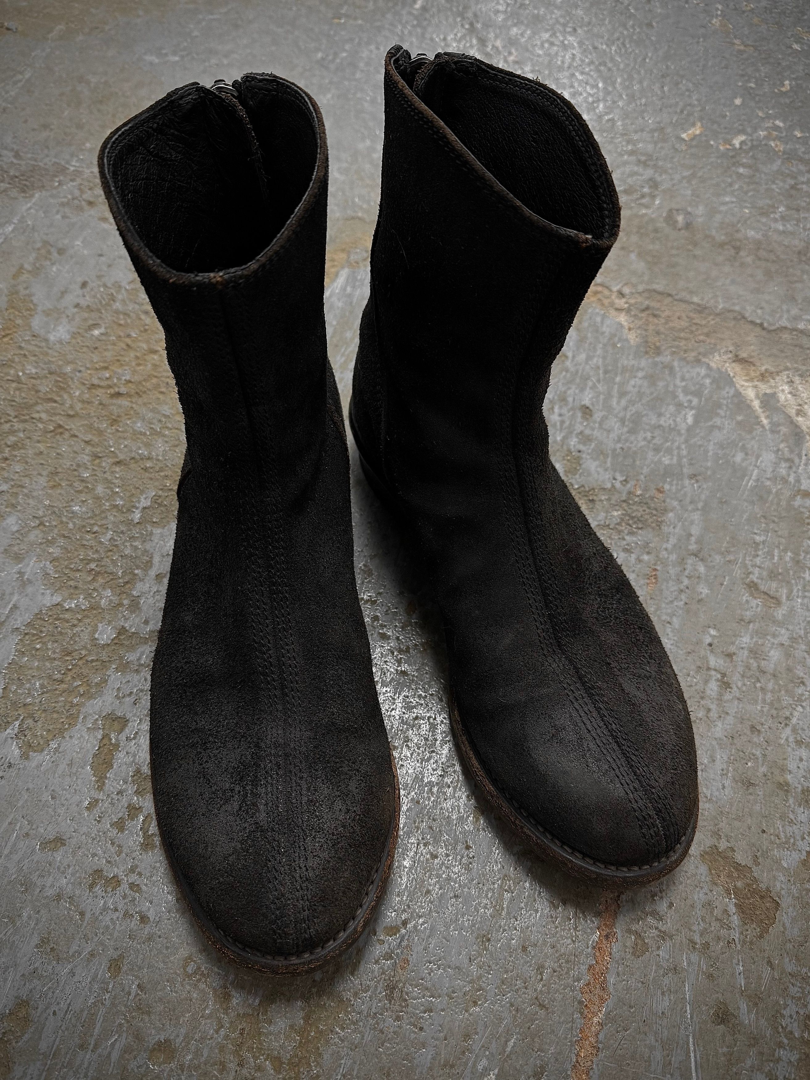 Julius Julius Reverse Cow Leather Back Zip Boots Size US 9 / EU 42 - 6 Thumbnail