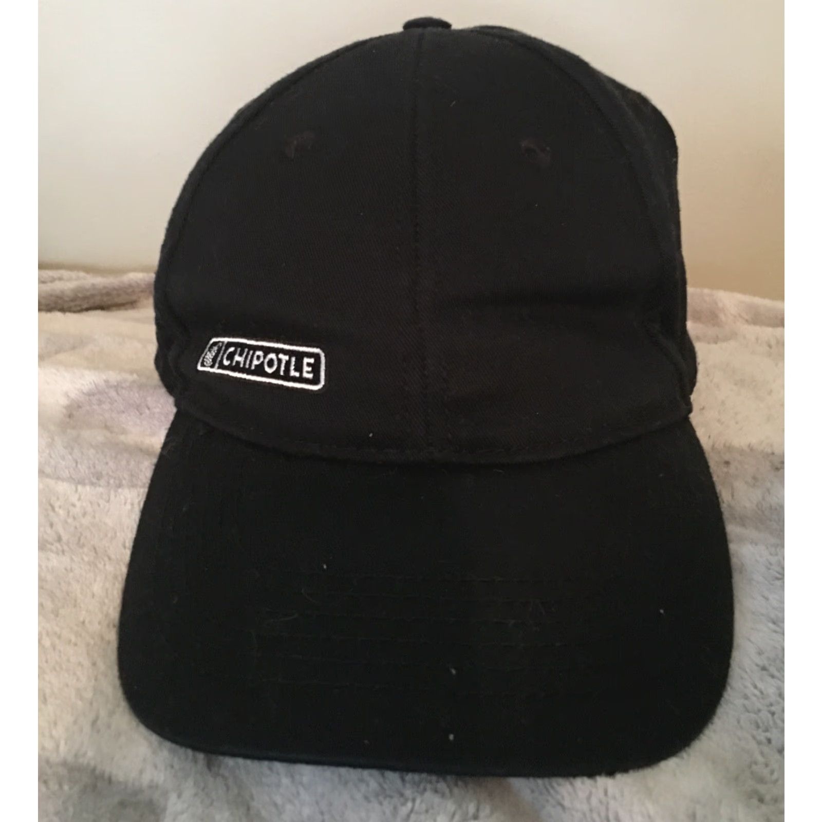 Logo 7 Loomstate Chipotle Hat Adjustable Cap Black Cotton Logo Baseball Cap OSFM Men Redundant text kept minimal? Size ONE SIZE - 2 Thumbnail