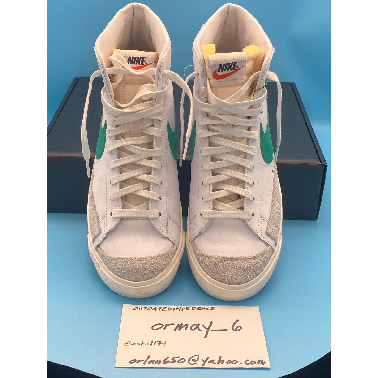 Nike Nike Blazer Mid 77 Vintage 'Lucid Green' m8 w9.5 Size US 8 / EU 41 - 4 Thumbnail