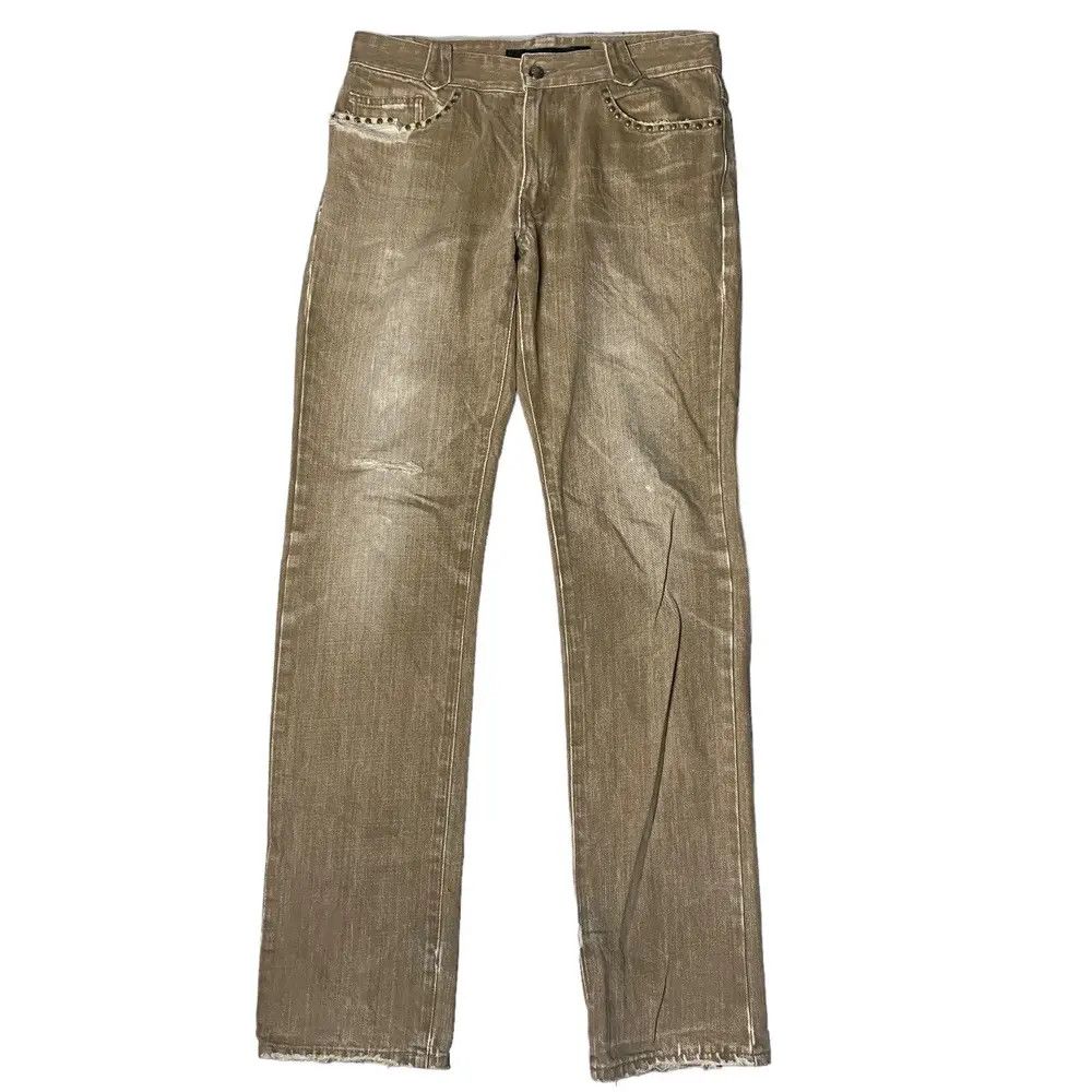 Schlussel Schlussel Flared Seawash Studded Distressed Jeans Size US 30 / EU 46 - 1 Thumbnail