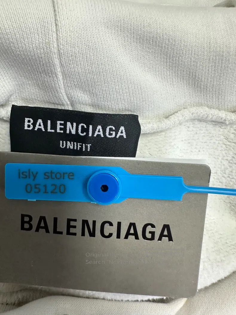 Balenciaga Balenciaga Logo Letter Printed Sweatshirt Size US XXS / EU 40 - 4 Thumbnail