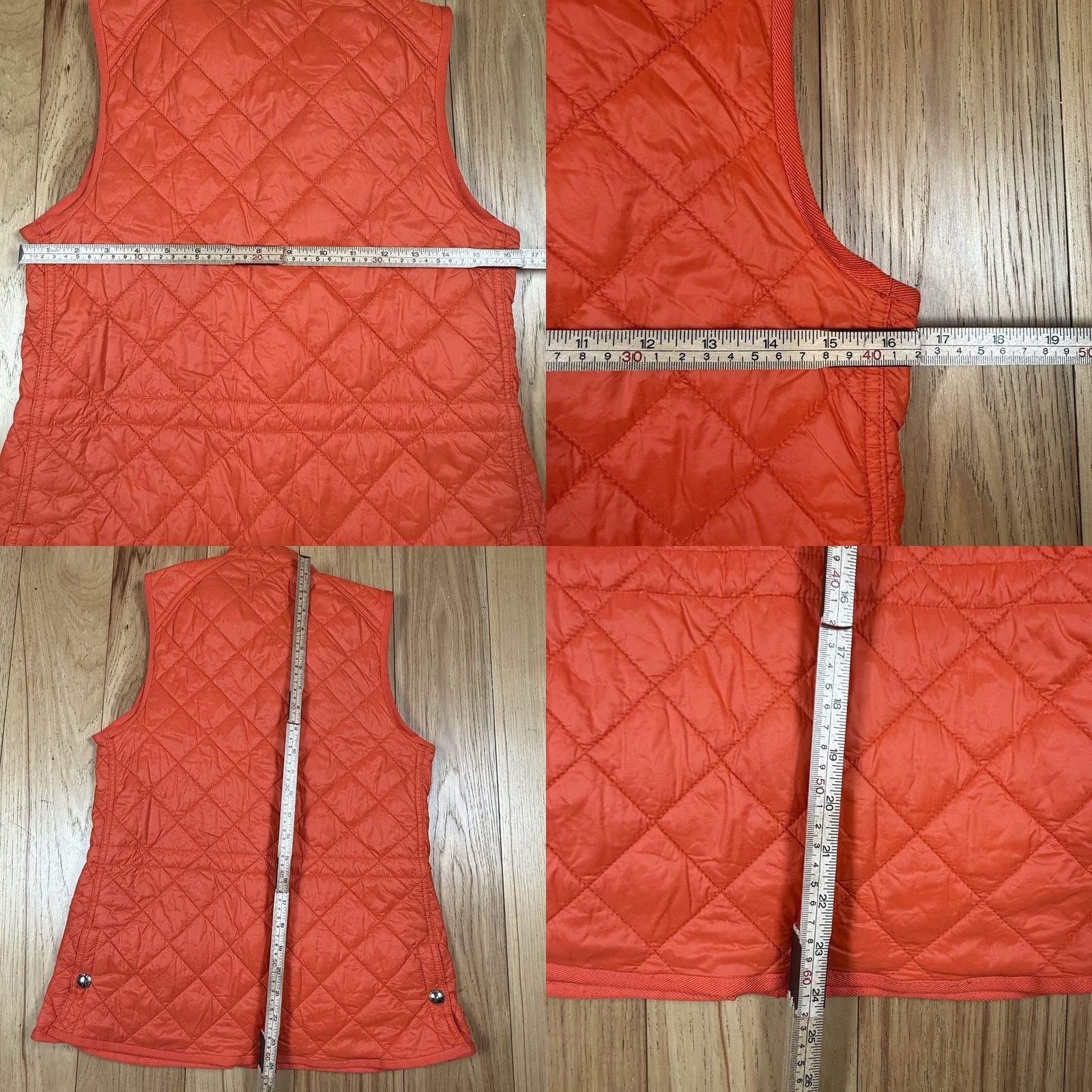 Ralph Lauren Lauren Ralph Lauren Quilted Vest Womens PXS Orange 4 Pocket Cargo Vest Women PXS Orange Quilted Nylon Pockets Petite Size XS / US 0-2 / IT 36-38 - 8 Thumbnail