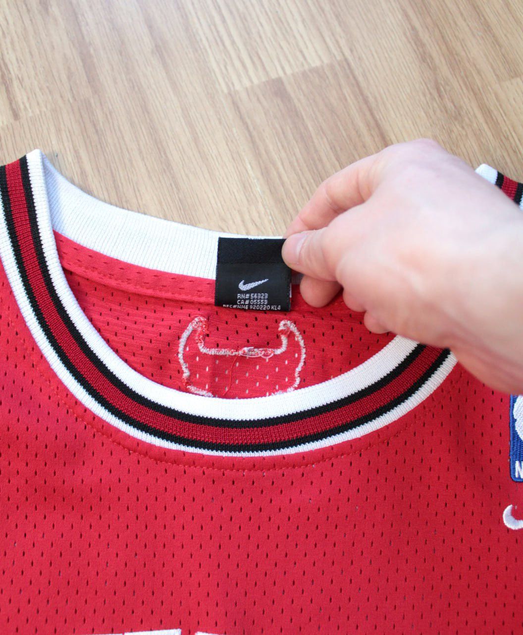 NBA 🔥 90s Chicago Bulls 23 Jordan Nike NBA Jersey Shirt Size US L / EU 52-54 / 3 - 6 Thumbnail