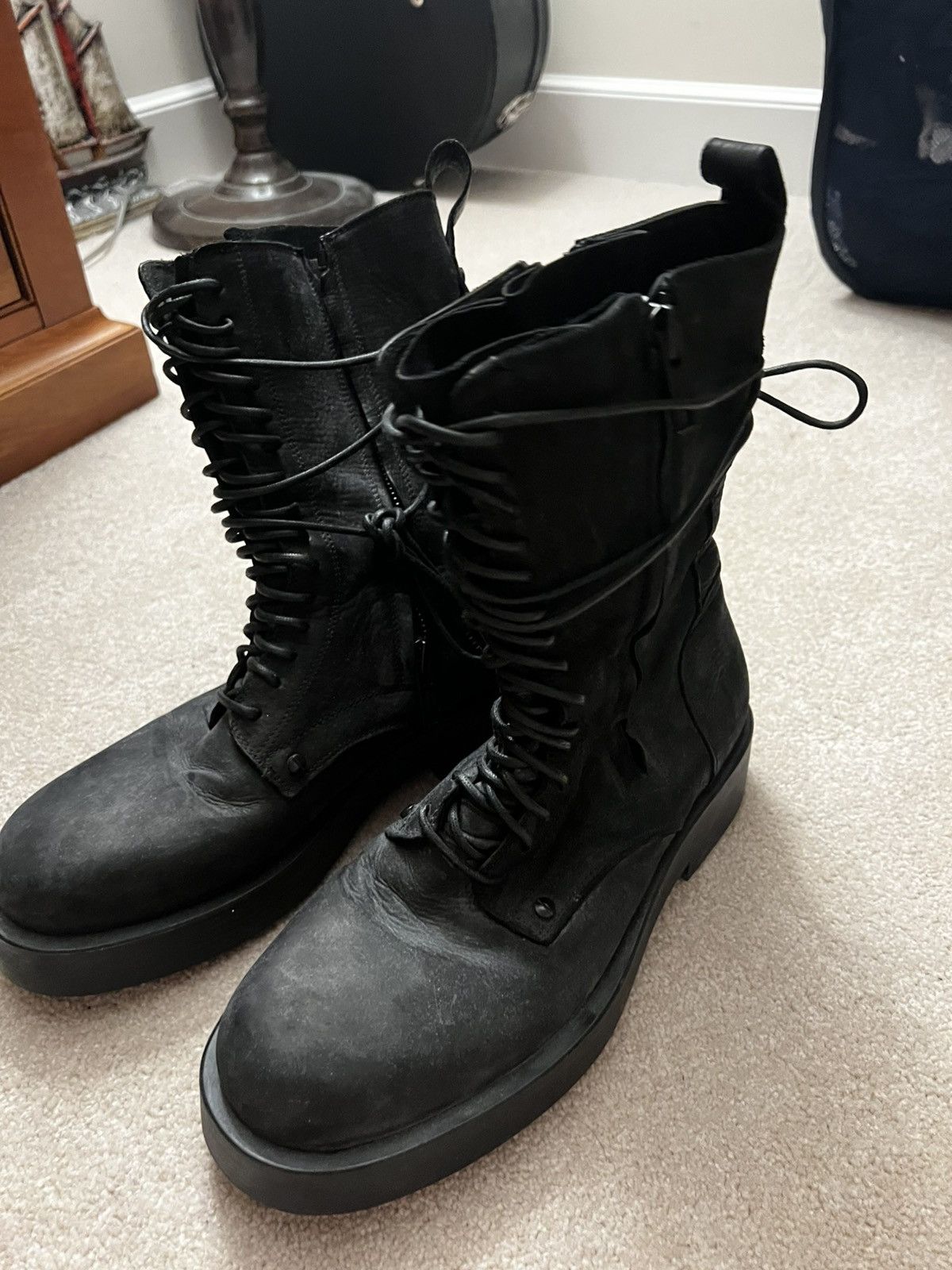 Ann Demeulemeester Black Maxim Boots
