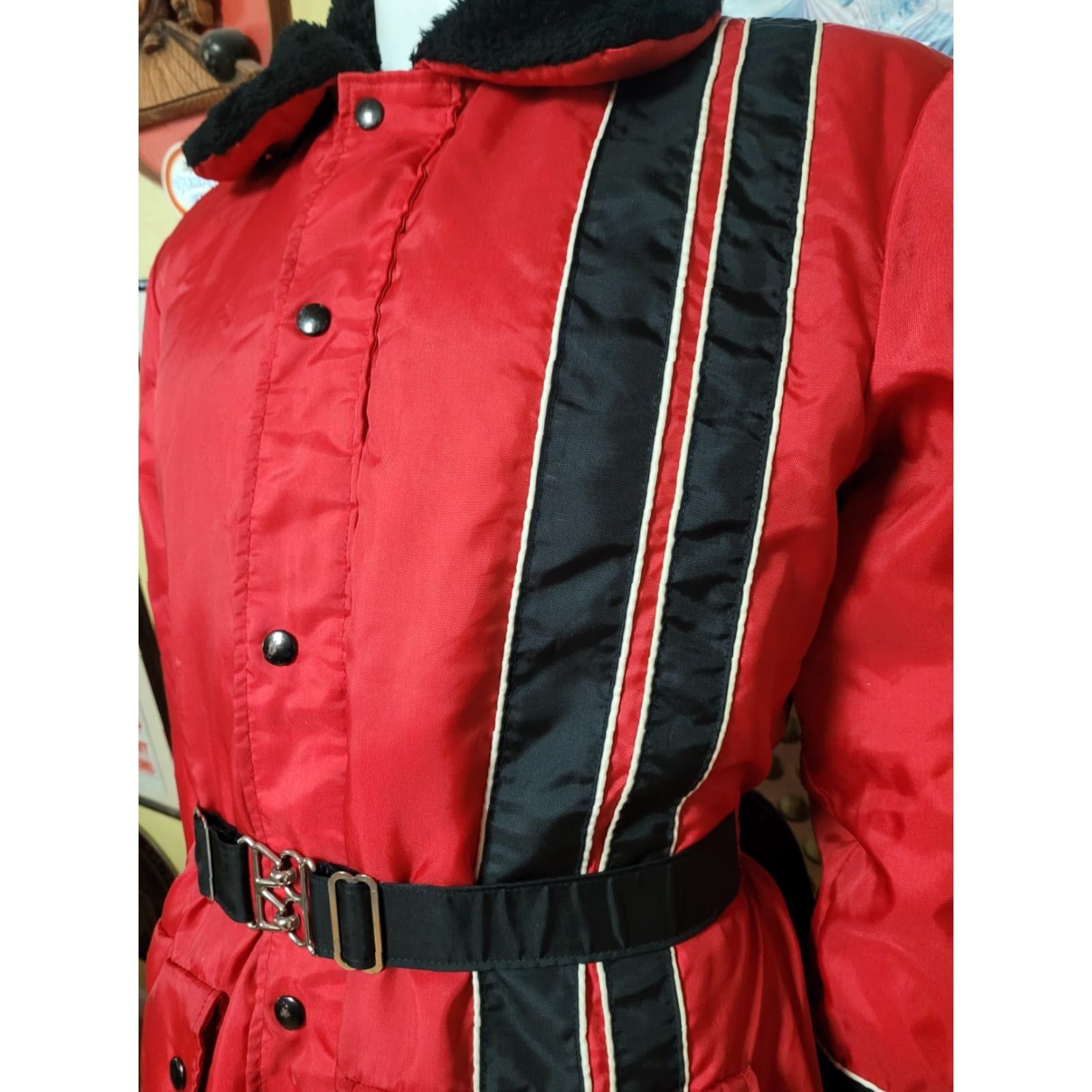 Walls VINTAGE Walls Blizzard Pruf Insulated Snowmobile Jacket Coat Medium Red Nylon Zip - Unisex Adults Parka 80s WTG Size US M / EU 48-50 / 2 - 3 Thumbnail