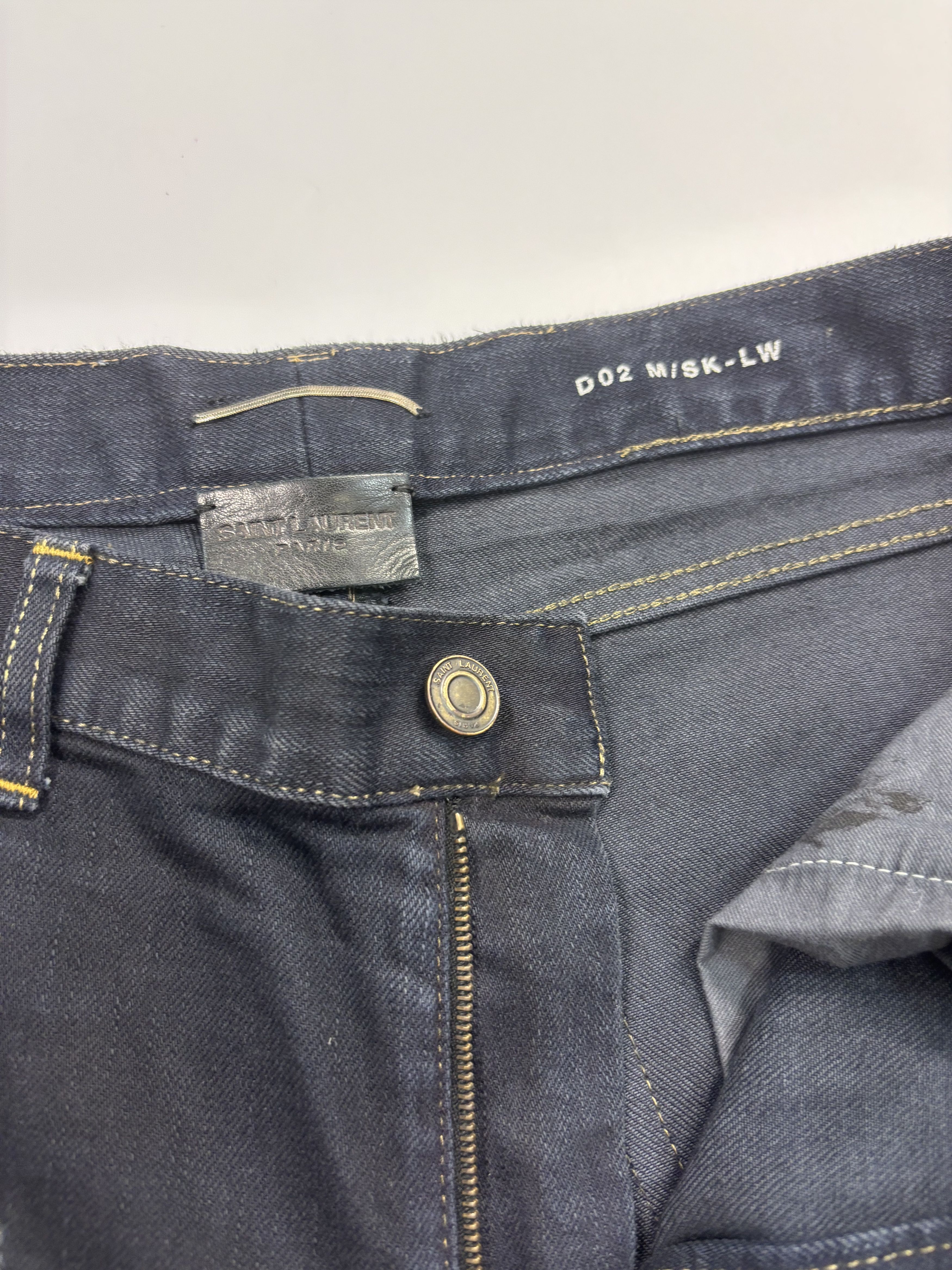 Saint Laurent Paris Saint Laurent Marble Jeans Size US 34 / EU 50 - 2 Thumbnail