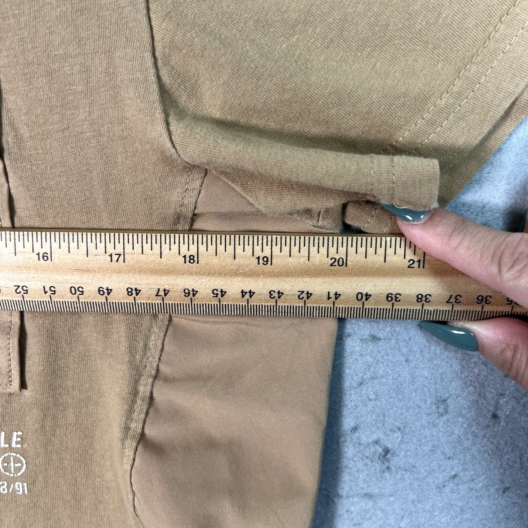 Southpole VINTAGE Southpole T-Shirt Pocket Beige Adult Mens Medium Shirt Size US M / EU 48-50 / 2 - 2 Thumbnail