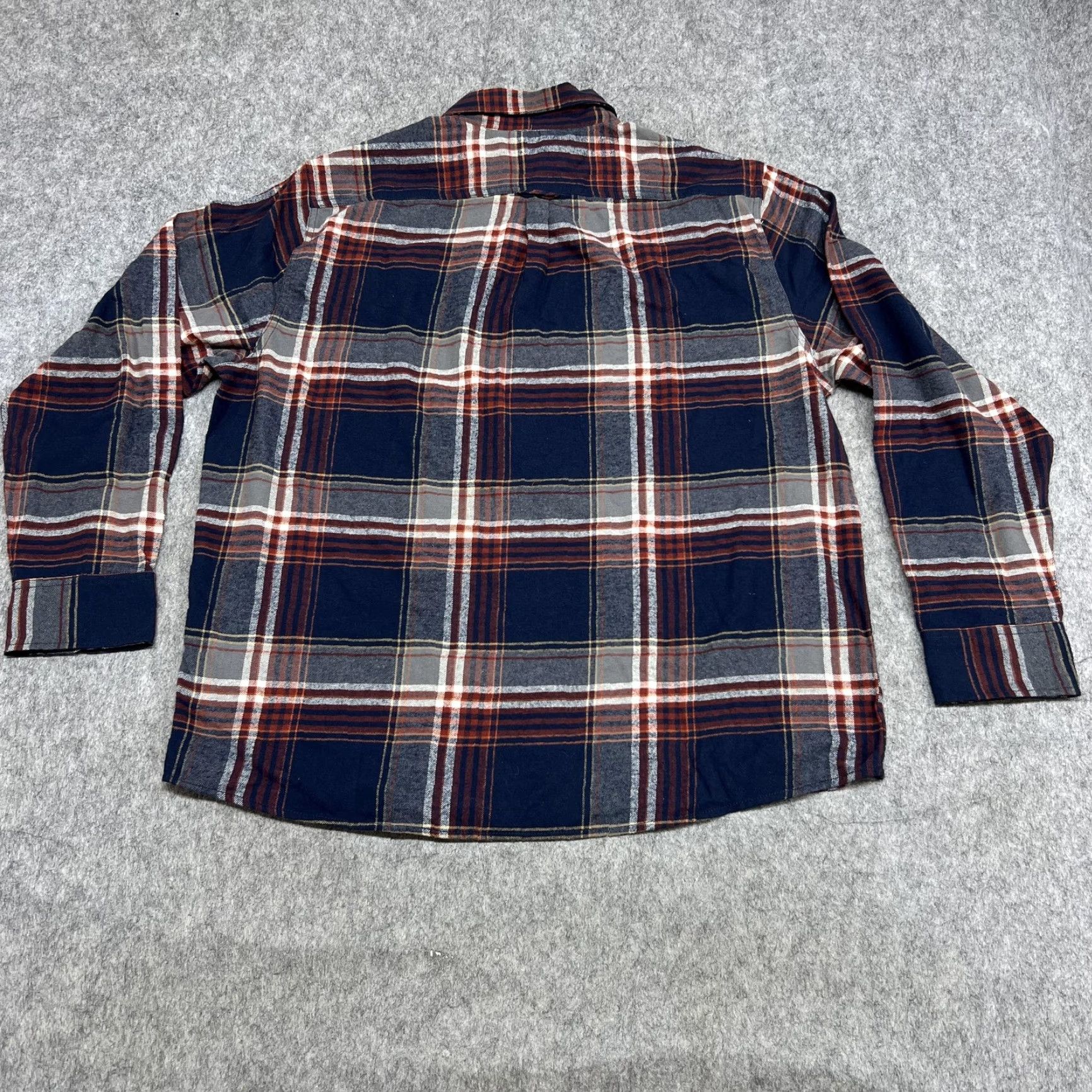 Eddie Bauer Eddie Bauer Shirt Mens 2XL Blue Plaid Flannel Long Sleeve Button-Up Casual Outdoor Cotton Size US XXL / EU 58 / 5 - 2 Thumbnail