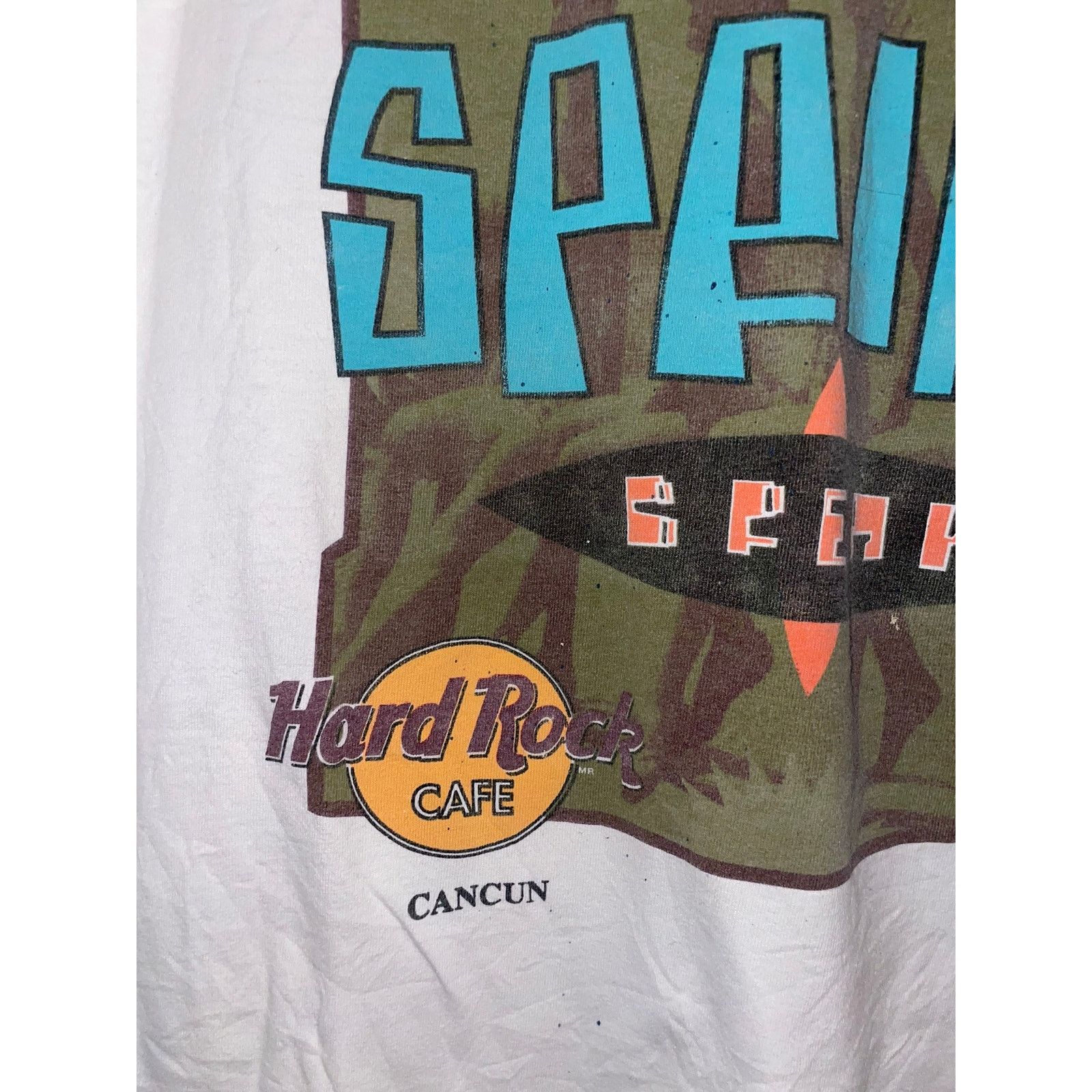 Hard Rock Cafe Vintage Spring Break Hard Rock Cafe Cancun White XL Shirt Size US XL / EU 56 / 4 - 5 Thumbnail