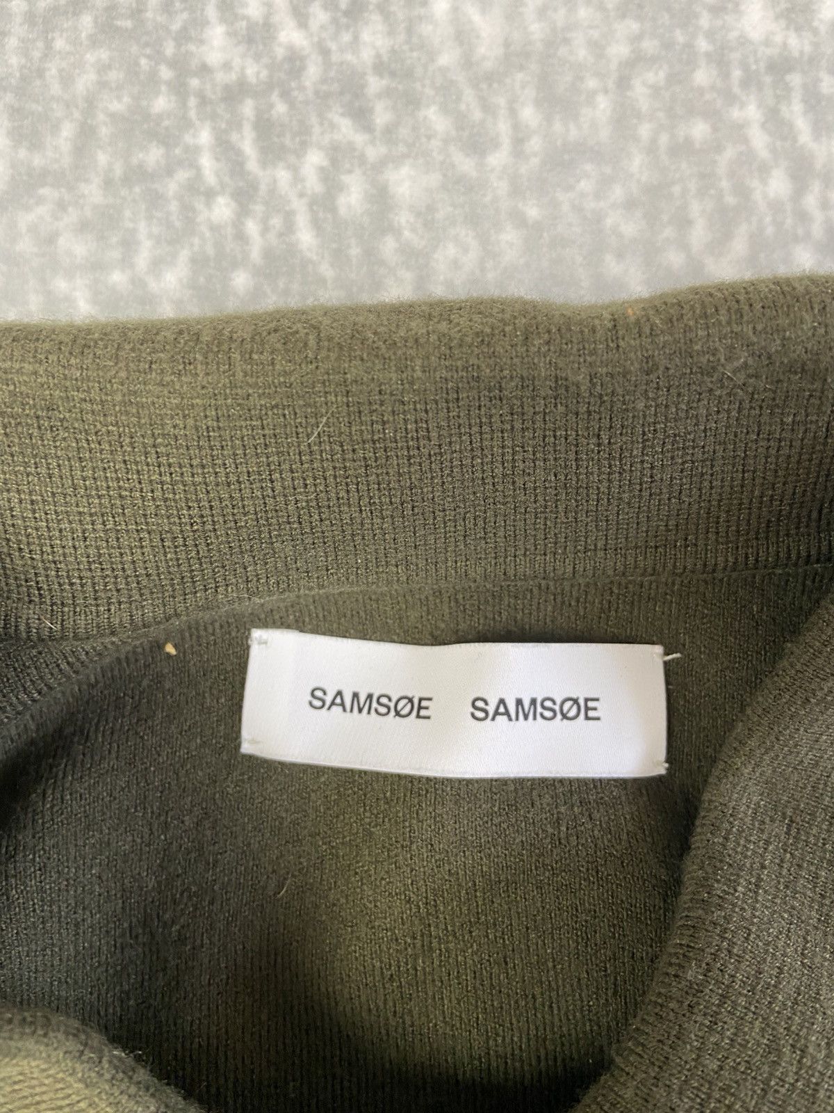 Samsoe Samsoe Samsoe Samsoe Guna Half Zip Sweater Size US L / EU 52-54 / 3 - 3 Thumbnail