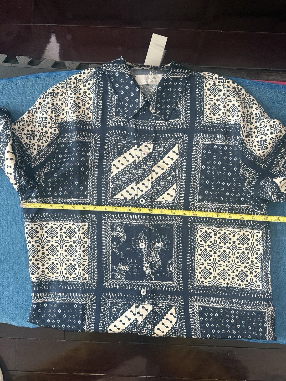 Kith Paisley Silk Twill Boxy Collared Overshirt Vista Size US S / EU 44-46 / 1 - 4 Thumbnail