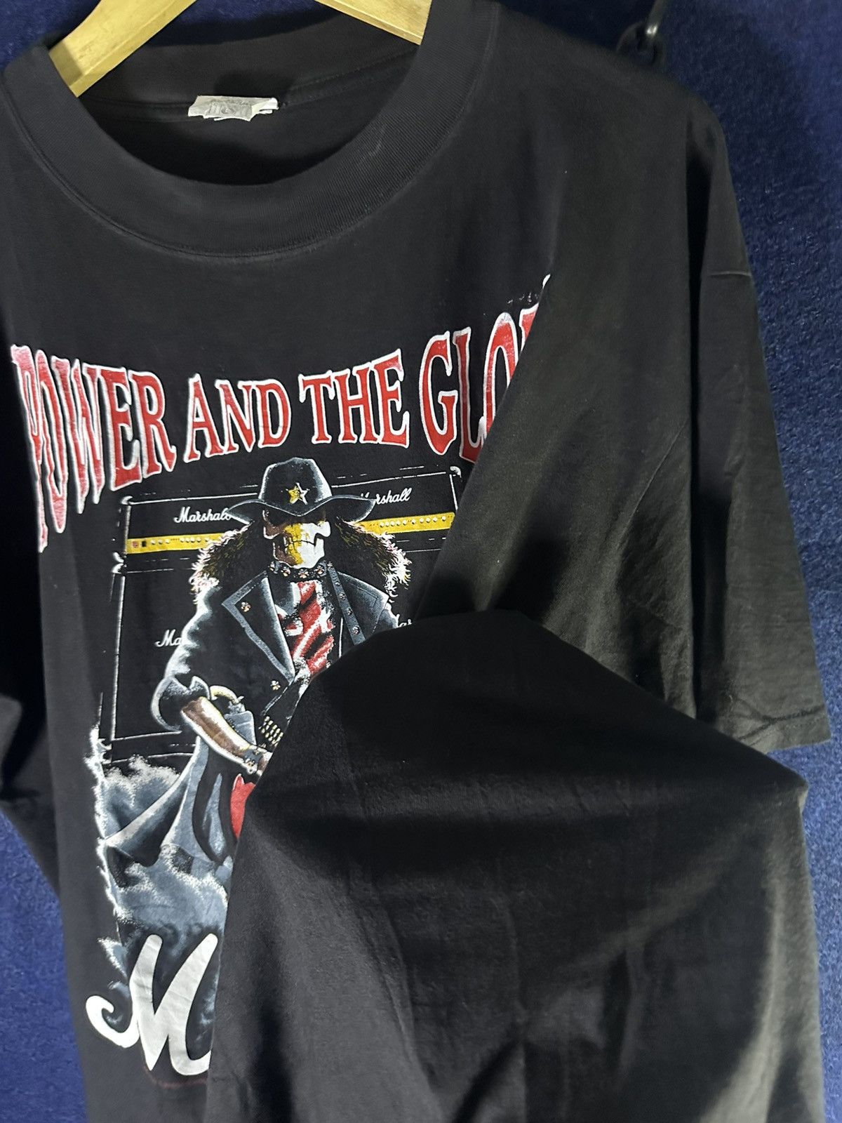 Vintage Rare Vintage 80’s Marshall Amplification Punk skull t-shirt Size US L / EU 52-54 / 3 - 12 Thumbnail