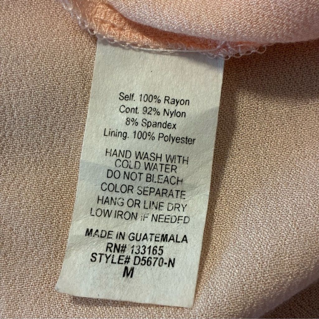 Other Altar'd State sz M Lace Sleeveless Peach Hi Lo Maxi Dress Size M / US 6-8 / IT 42-44 - 11 Thumbnail