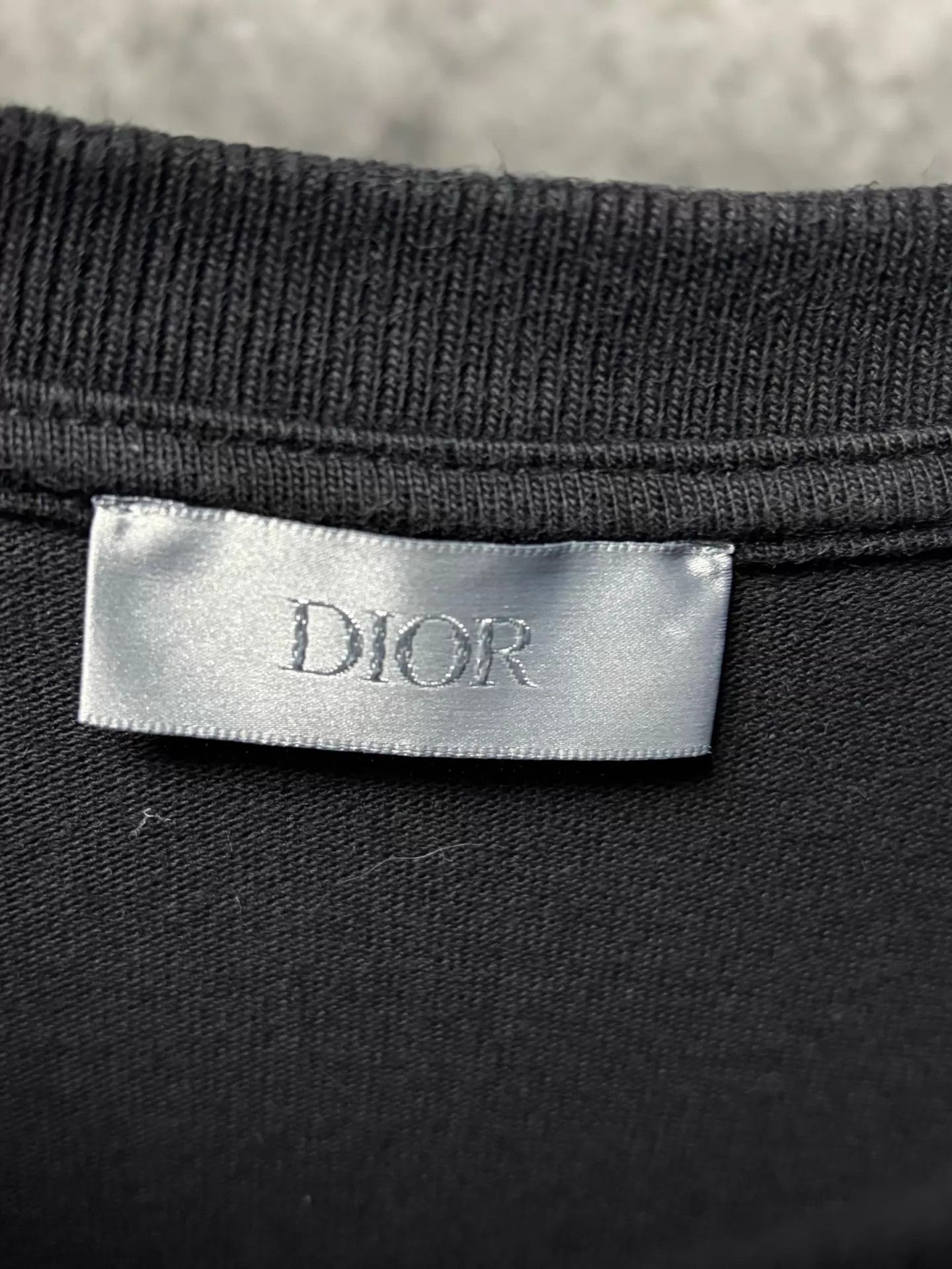 Dior Dior Black CD Embroidered Tee M Size US M / EU 48-50 / 2 - 3 Thumbnail