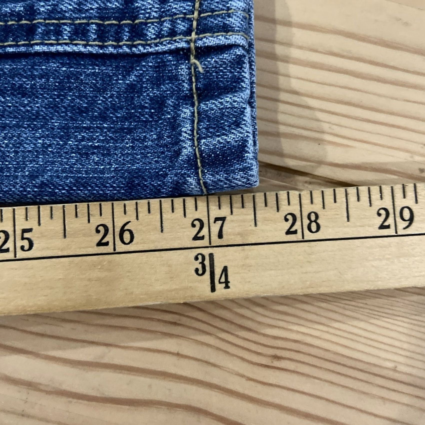 Vintage Roxy Jeans Womens 30x27 Bootcut Denim Mid Rise Blue Cotton Denim 2000s VINTAGE? No Size 30" / US 8 / IT 44 - 3 Thumbnail