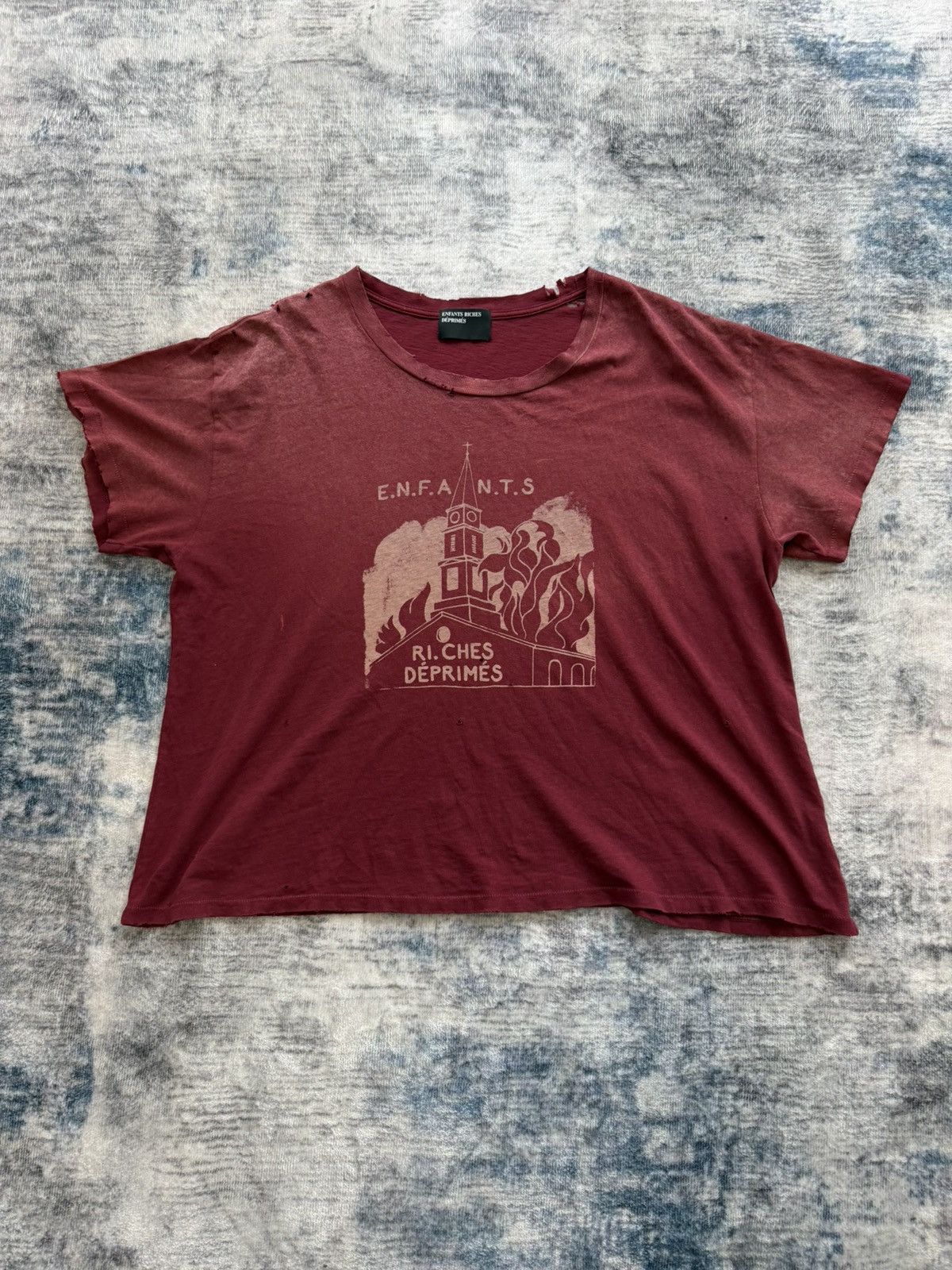 ERD Burning Church Shirt