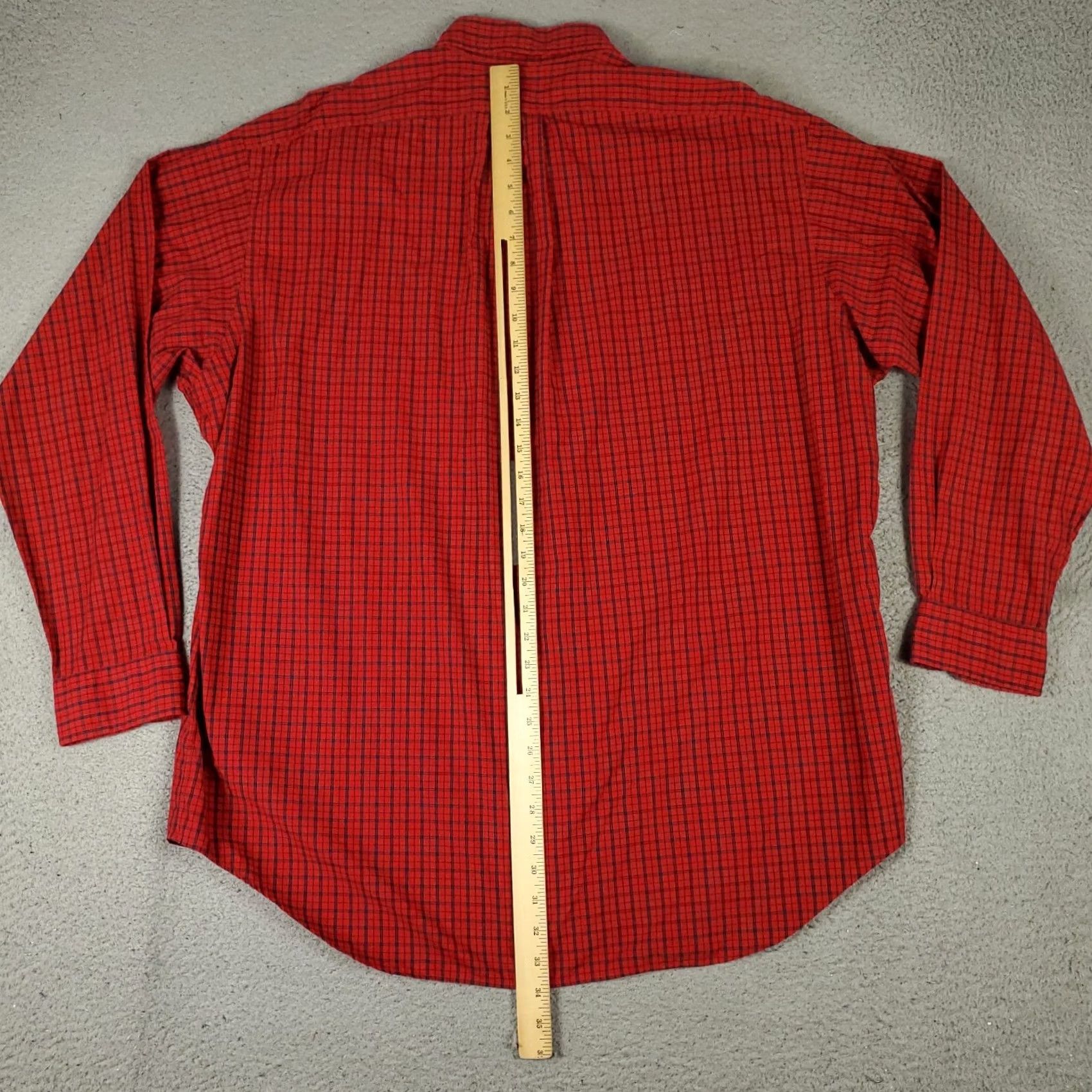 Ralph Lauren Ralph Lauren Shirt Mens XL Red Plaid Button-Up Long Sleeve Classic Preppy American Casual Shirt Size US XL / EU 56 / 4 - 4 Thumbnail