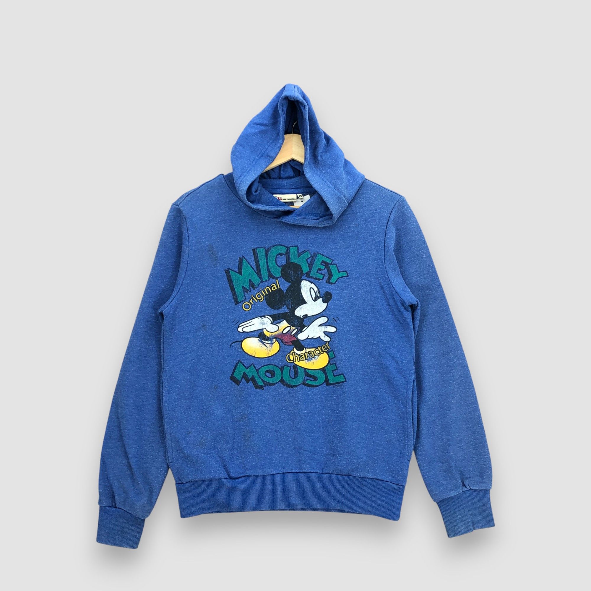 Disney Mickey Mouse Sweatshirt Hoodie Disney Cartoon Sweater Size US S / EU 44-46 / 1 - 2 Thumbnail