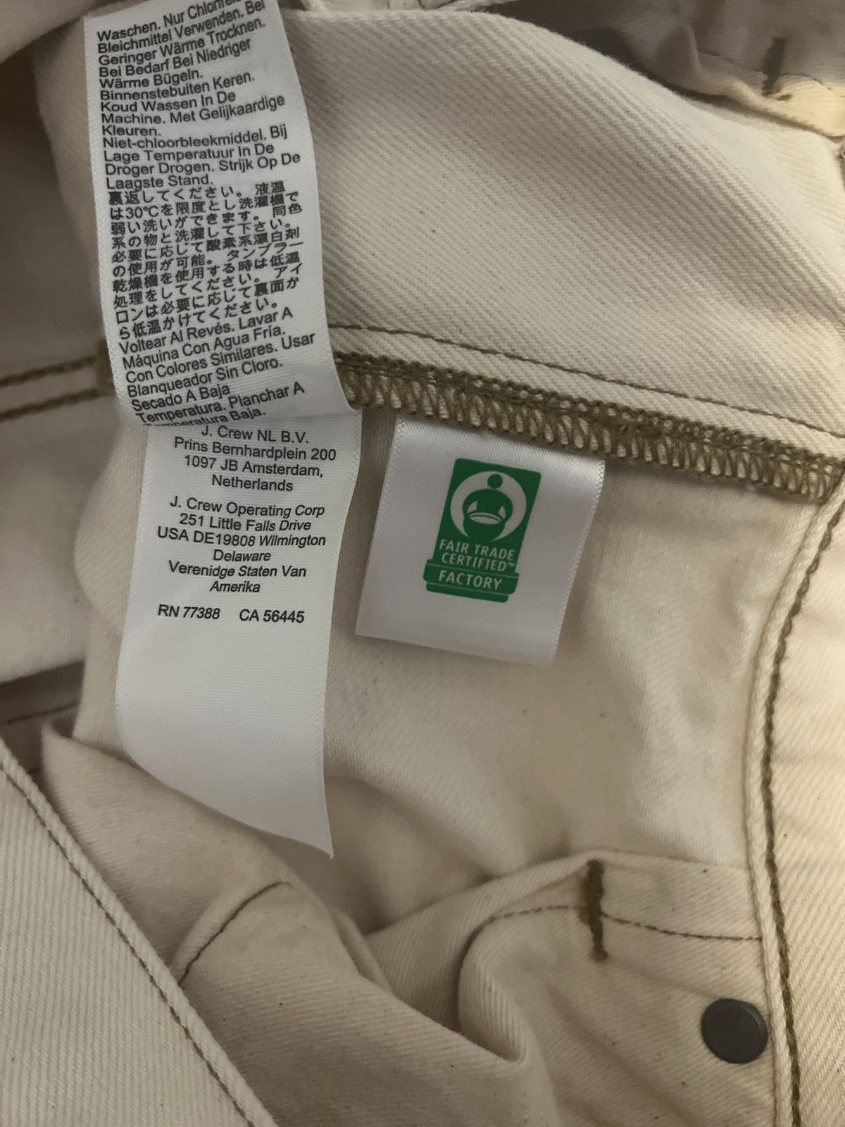 J.Crew J.Crew Creme Denim Size US 32 / EU 48 - 6 Thumbnail