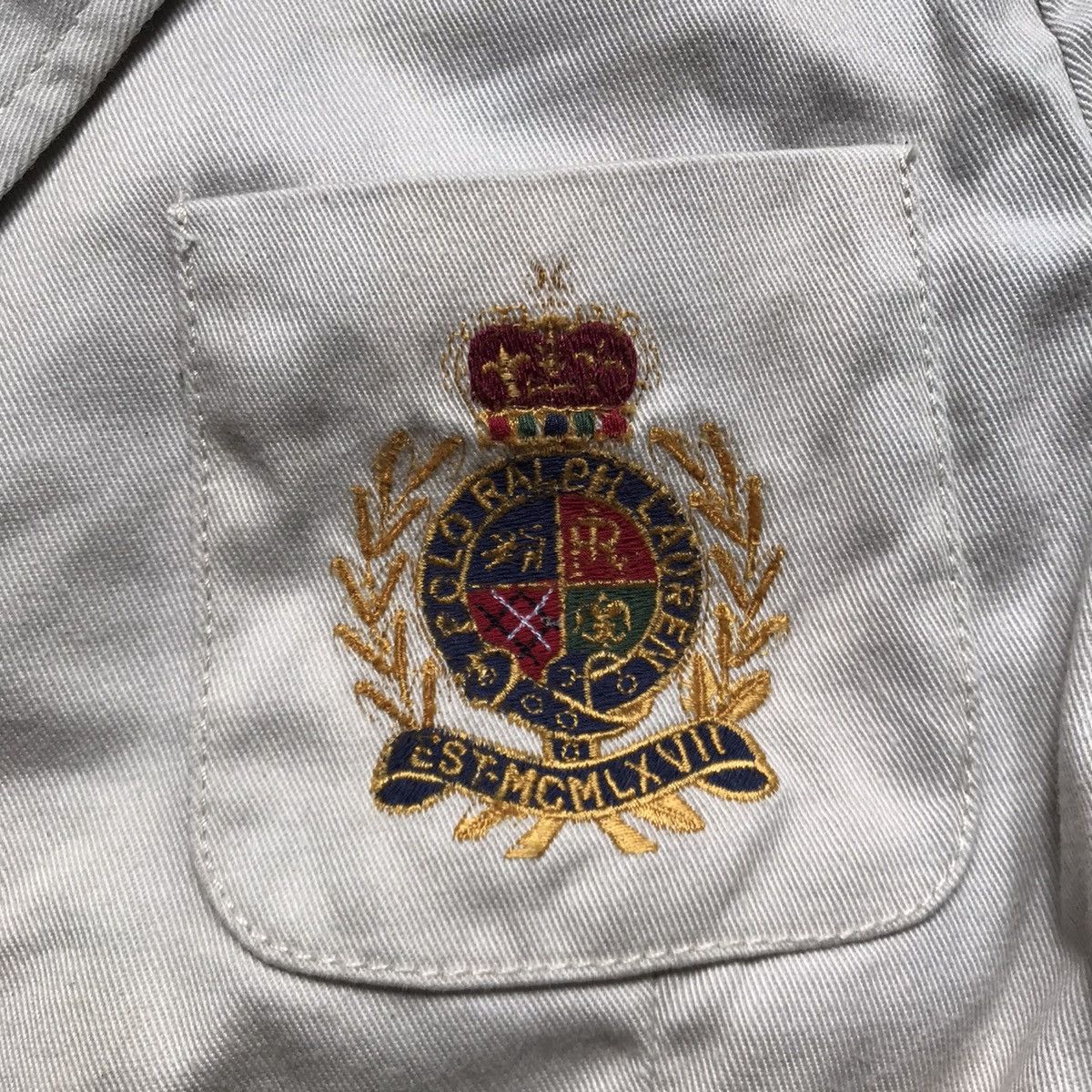 Lo Life × Polo Ralph Lauren × Ralph Lauren Vintage 90s Polo Ralph Lauren Nautical Flag Classic Jacket Size S / US 4 / IT 40 - 13 Thumbnail