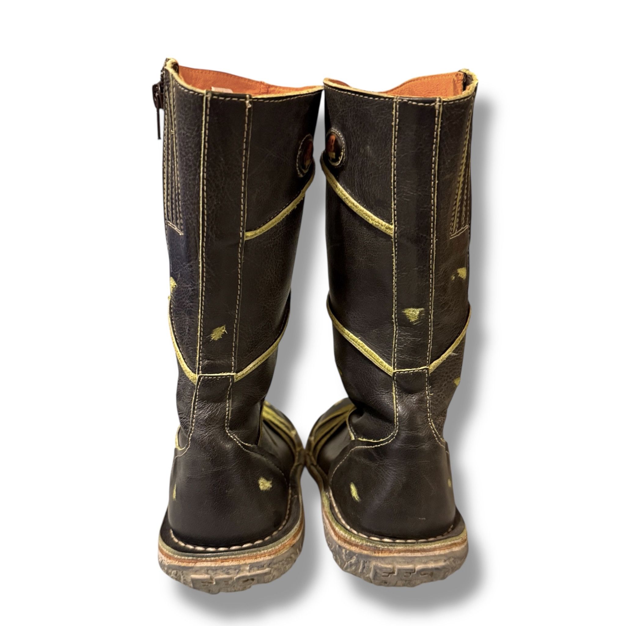 Other Ultra Rare EJECT Archive Vintage Leather Boots Size US 6.5 / IT 36.5 - 10 Thumbnail