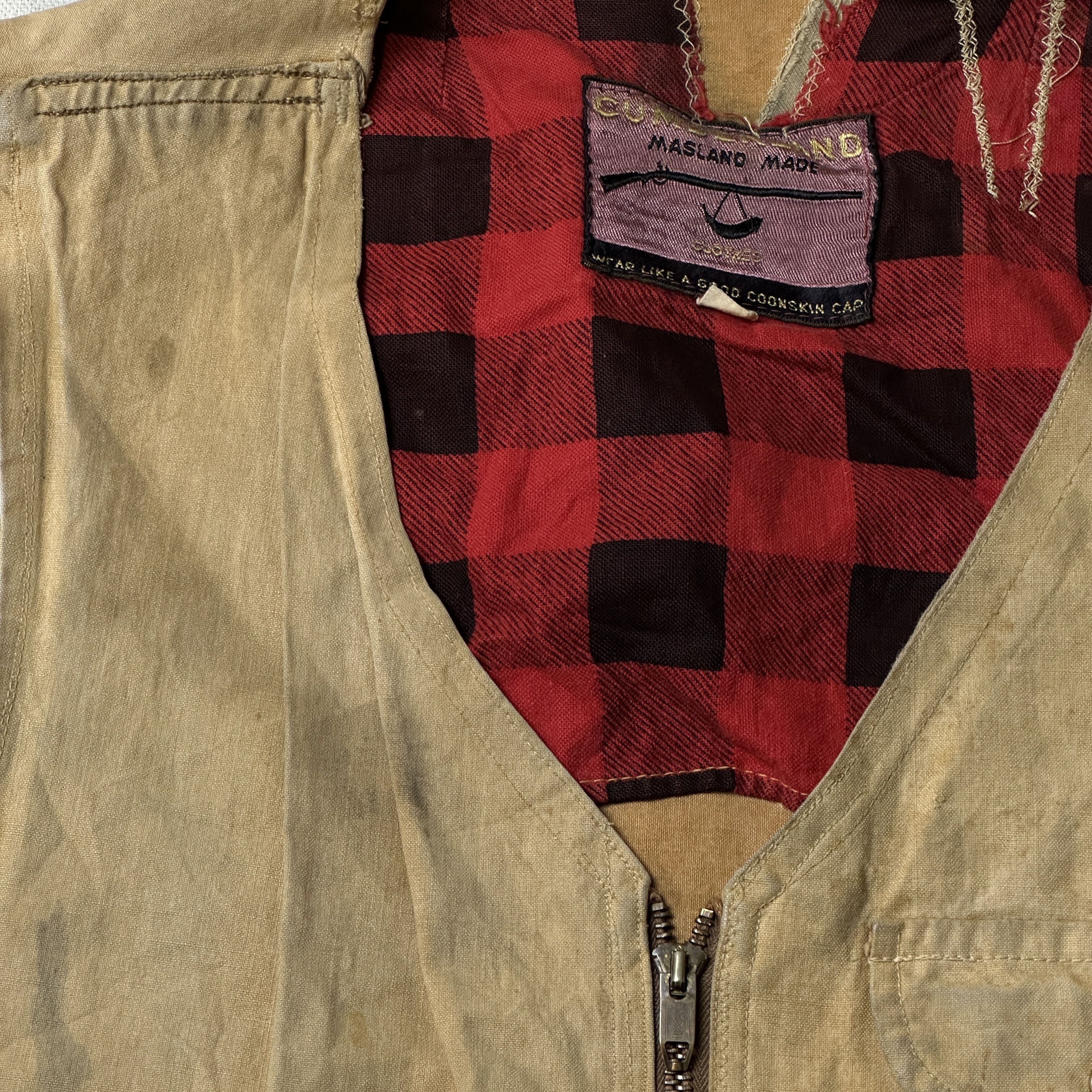 Ma+ Vintage Masland Made Canvas Hunting Vest Size M Size US M / EU 48-50 / 2 - 6 Thumbnail