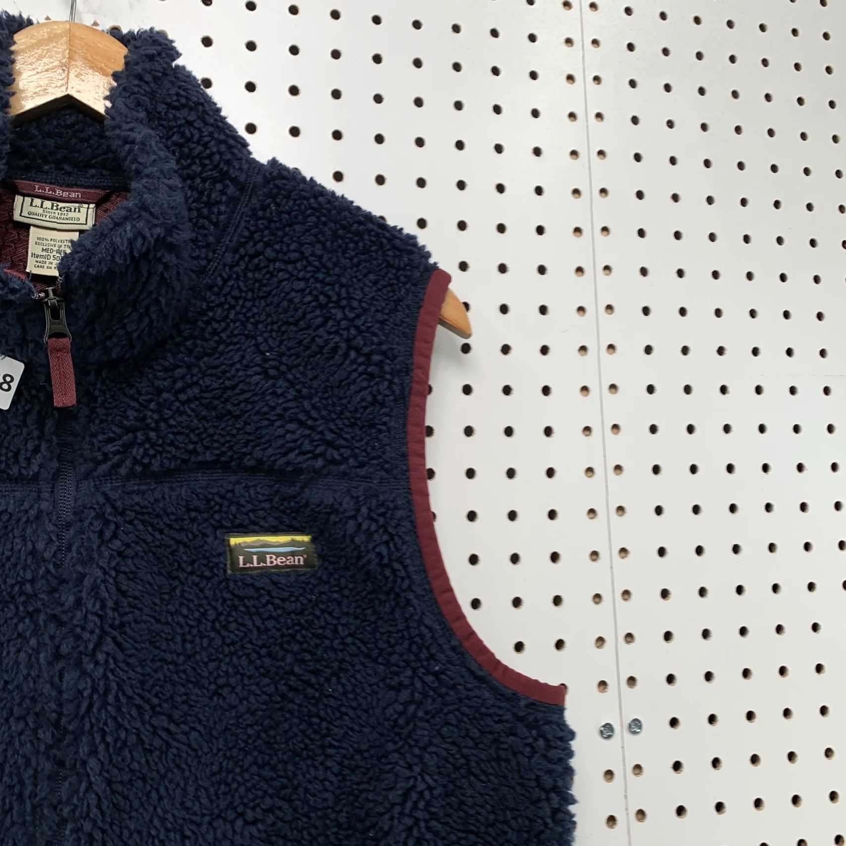Vintage LL Bean Mens Vest Medium Regular Blue Sherpa Sleeveless Full Zip Outdoor Shirt Size US M / EU 48-50 / 2 - 7 Thumbnail