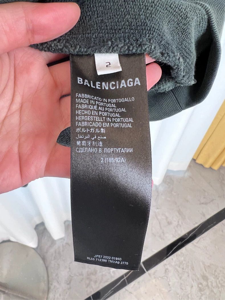 Balenciaga Balenciaga Co-branded Clover Hoodie Sweater Green Size US M / EU 48-50 / 2 - 4 Thumbnail