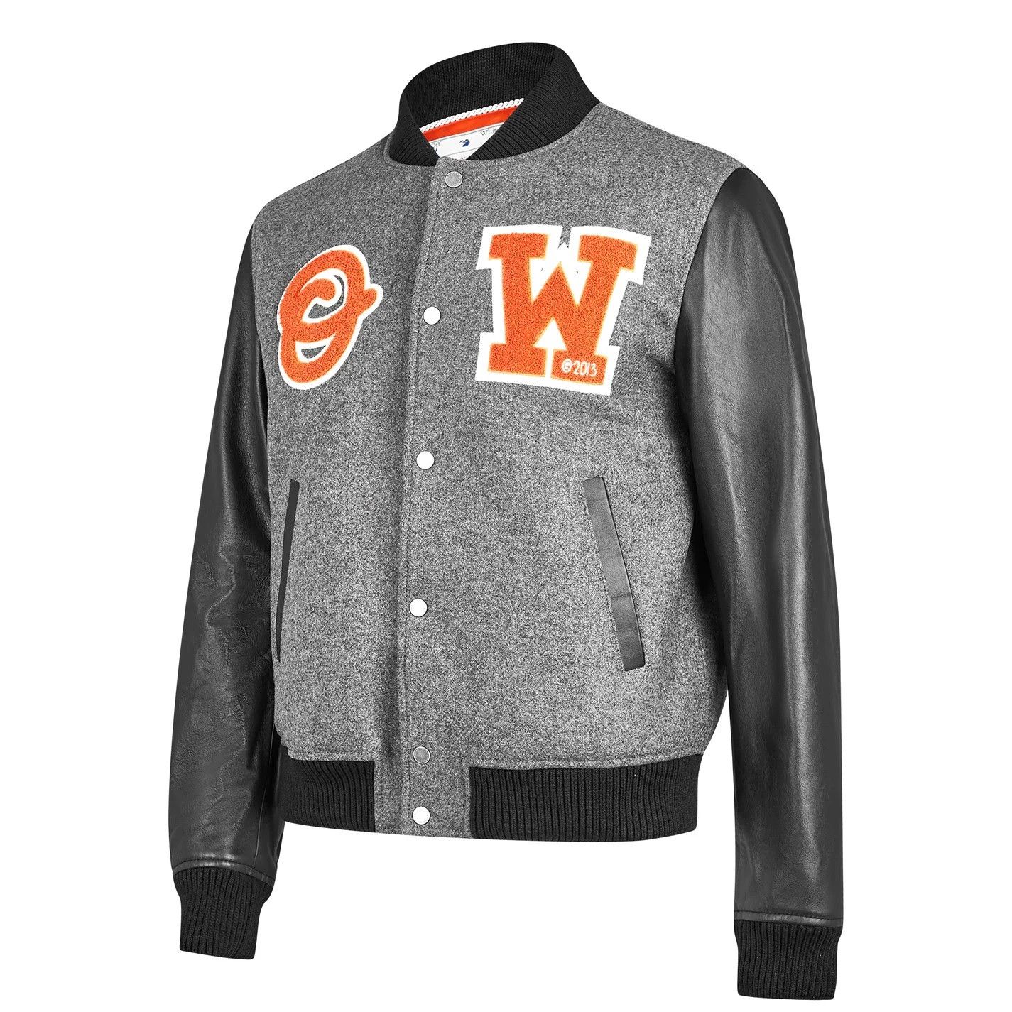 Off-White Off-White Patchwork Varsity Jacket Size M Seen on Ludacris Size US M / EU 48-50 / 2 - 6 Thumbnail