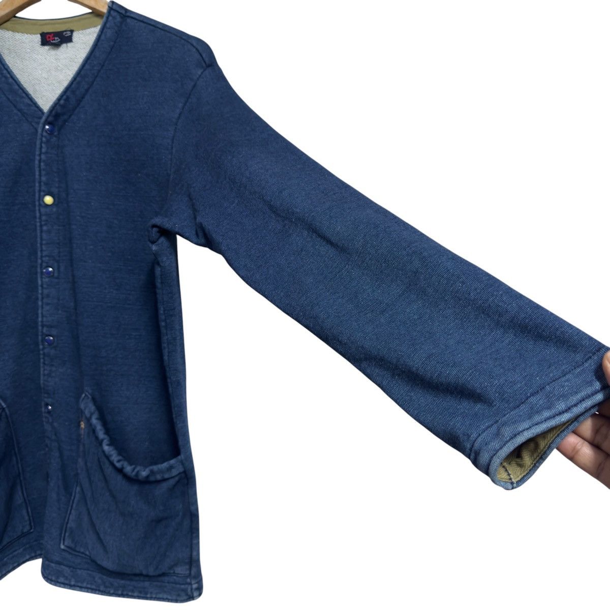 45rpm 45rpm Indigo Dyed Sweat Cardigan Size US M / EU 48-50 / 2 - 7 Thumbnail