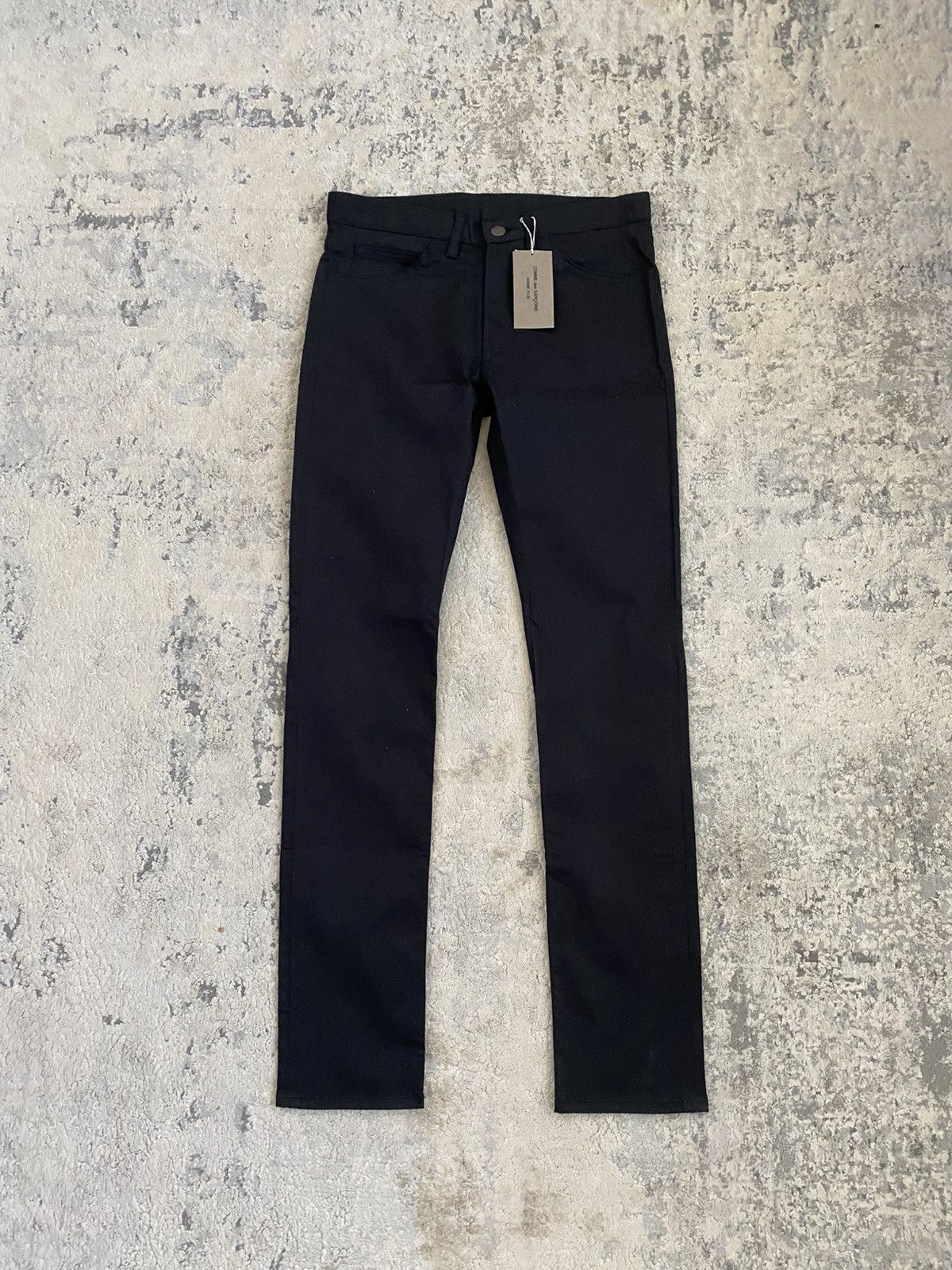 Comme des Garcons Homme Plus CDGH - AD2008 Black Pant Denim Size US 29 - 1 Thumbnail