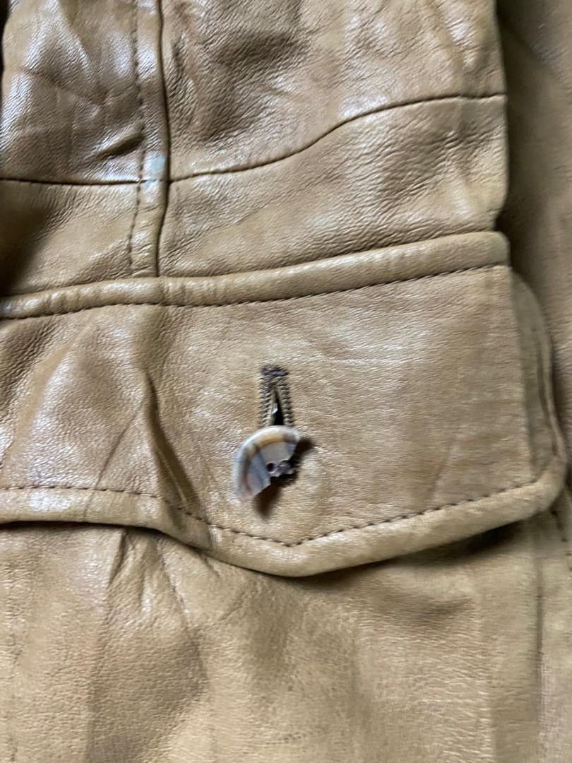 Banana Republic Banana Republic Double Breasted Leather Jacket (202) Size US S / EU 44-46 / 1 - 7 Thumbnail