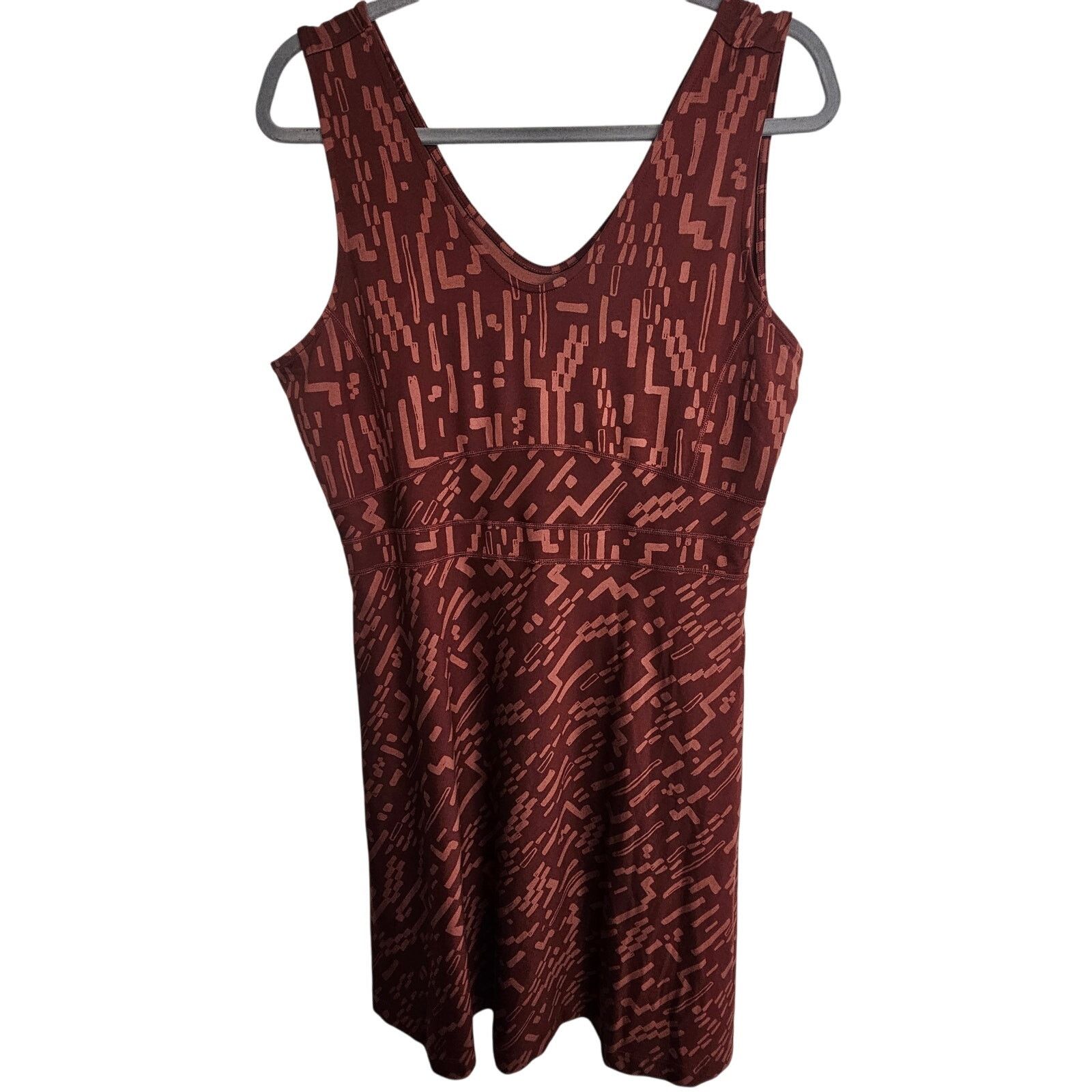 Titleist Title Nine Womens Dream V Neck Desert Path Mini Dress Sporty Size L / US 10 / IT 46 - 2 Thumbnail