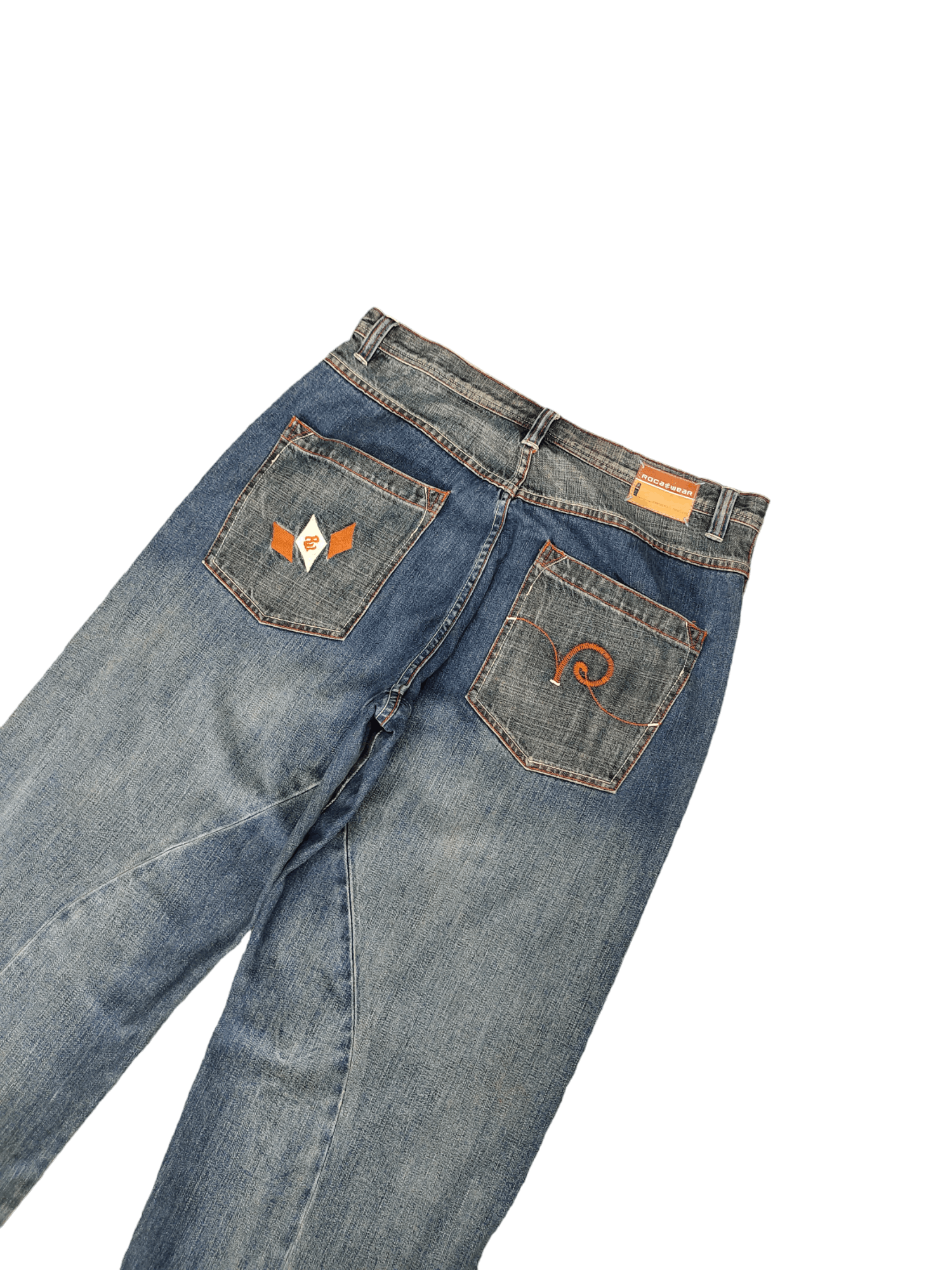 Rocawear Baggy Jeans Rocawear Denim Wide Loose Y2k Streetwear Jnco Size US 36 / EU 52 - 6 Thumbnail