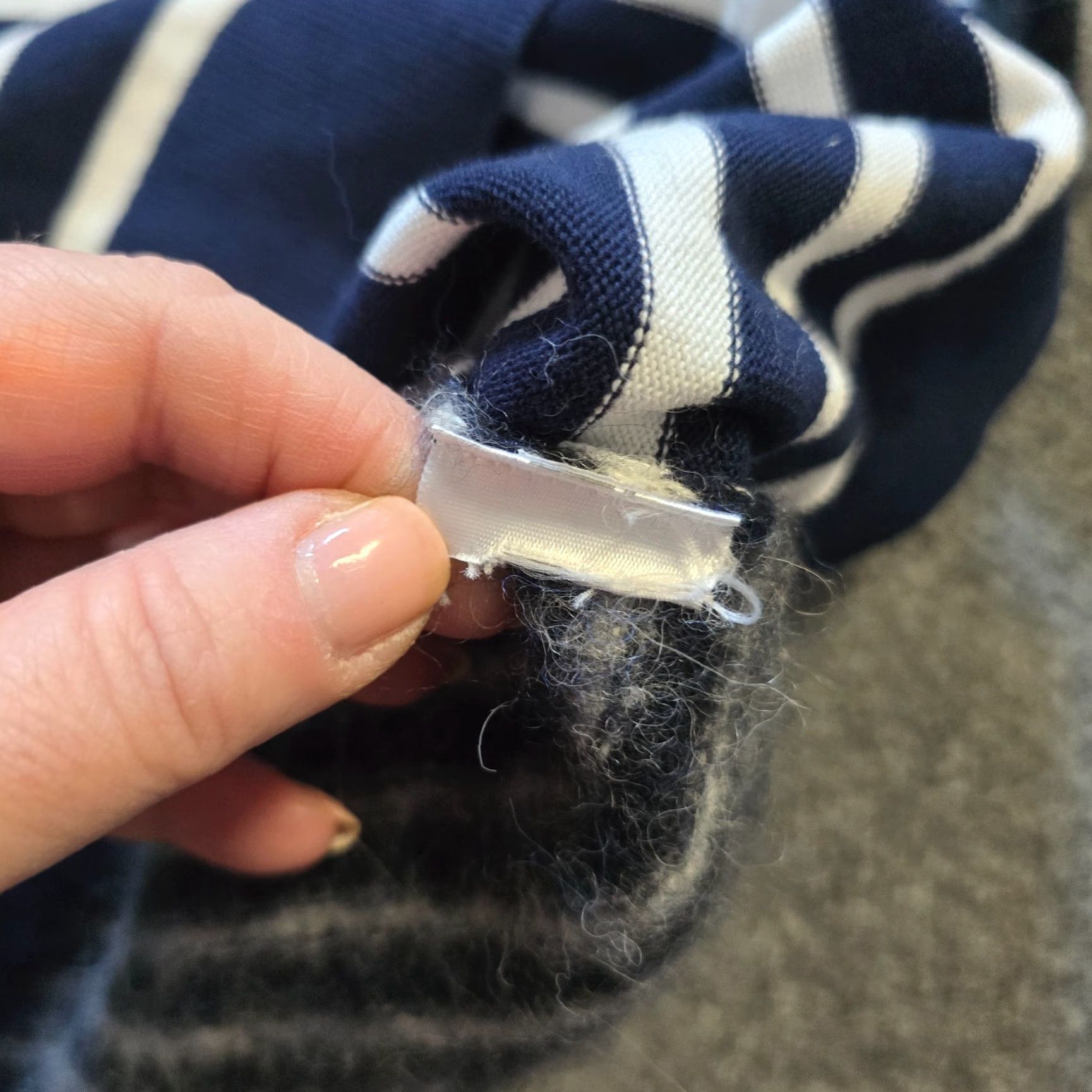 Madewell Madewell Sweater Women Size S Blue White Striped Mohair Back Casual Nautical Pullover Crew Neck Long Sleeve Knit Regular Size S / US 4 / IT 40 - 7 Thumbnail