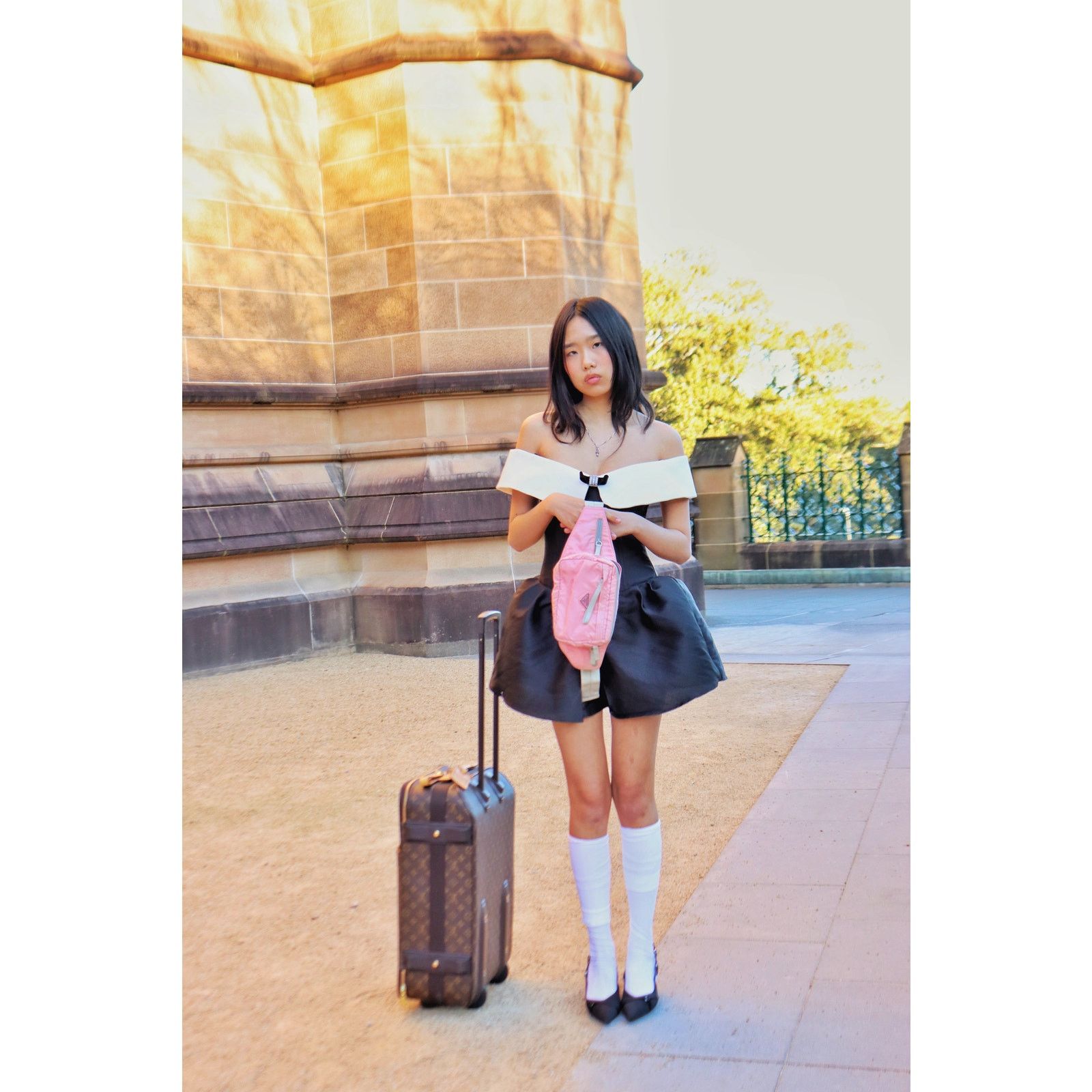 Prada Prada Pink Belt Waist Bag Size ONE SIZE - 1 Thumbnail
