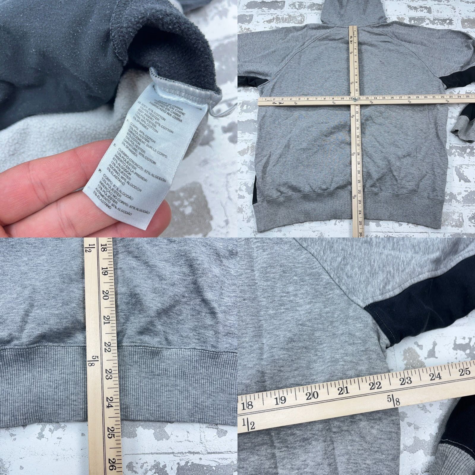 Adidas Adidas Hoodie Men Large Gray Pullover Spell Out Gym Sweatshirt Classic Sports Urban Size US L / EU 52-54 / 3 - 8 Thumbnail