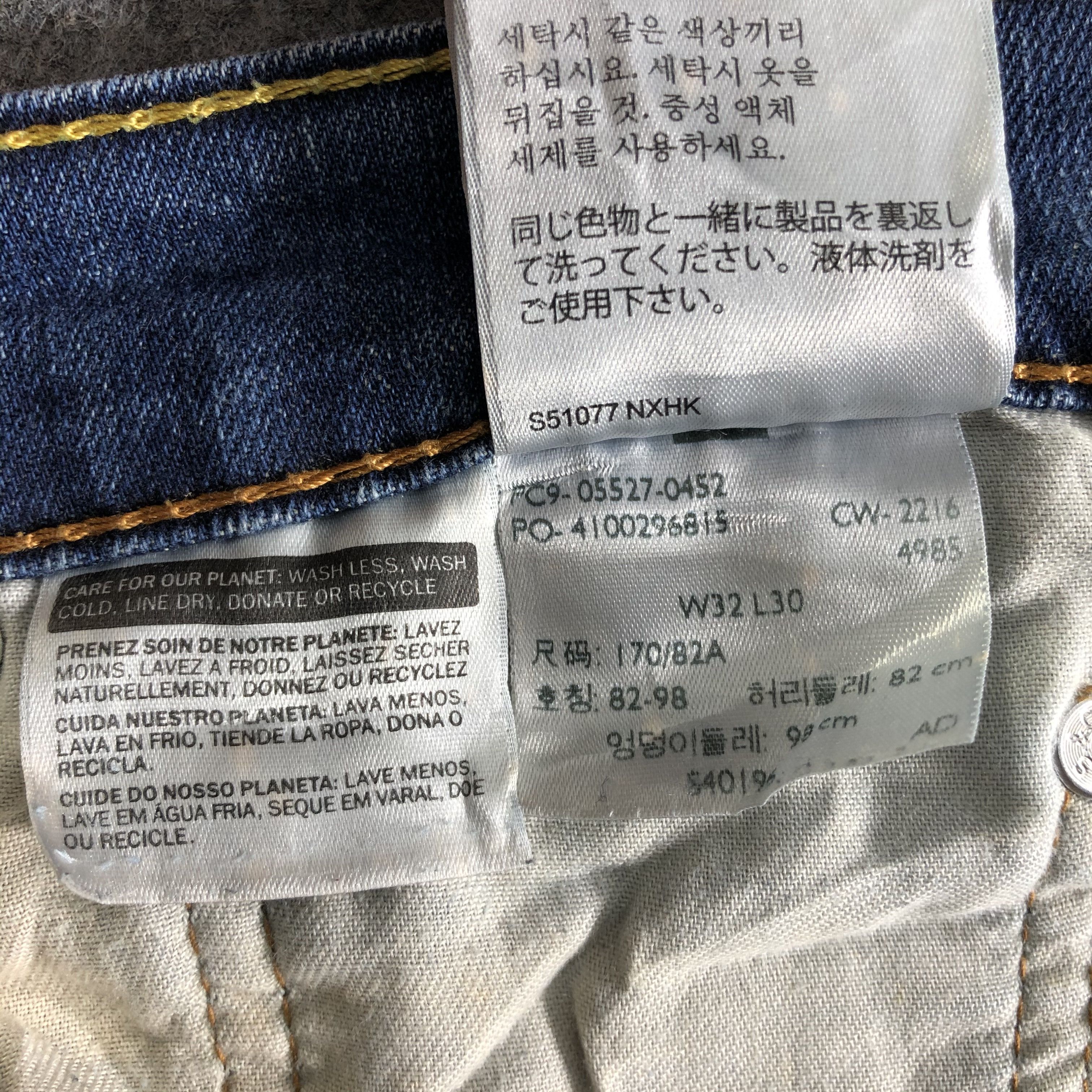 Levi's Vintage Blue Wash Levis 527 Jeans-J4408 Size US 33 - 11 Thumbnail