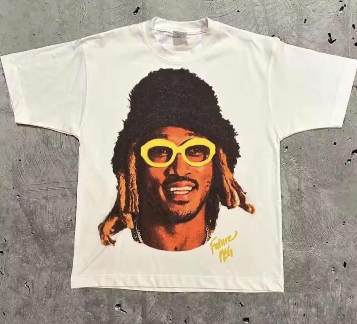Japanese Brand Vintage Superstar Singer Idol Graphic White T-Shirt Size US M / EU 48-50 / 2 - 1 Thumbnail
