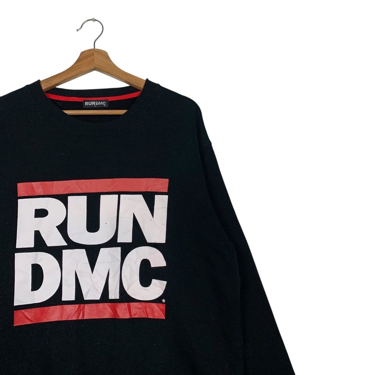 RUN DMC RUN DMC Big Logo Crewneck Sweatshirt #2200-C97 Size US L / EU 52-54 / 3 - 5 Thumbnail