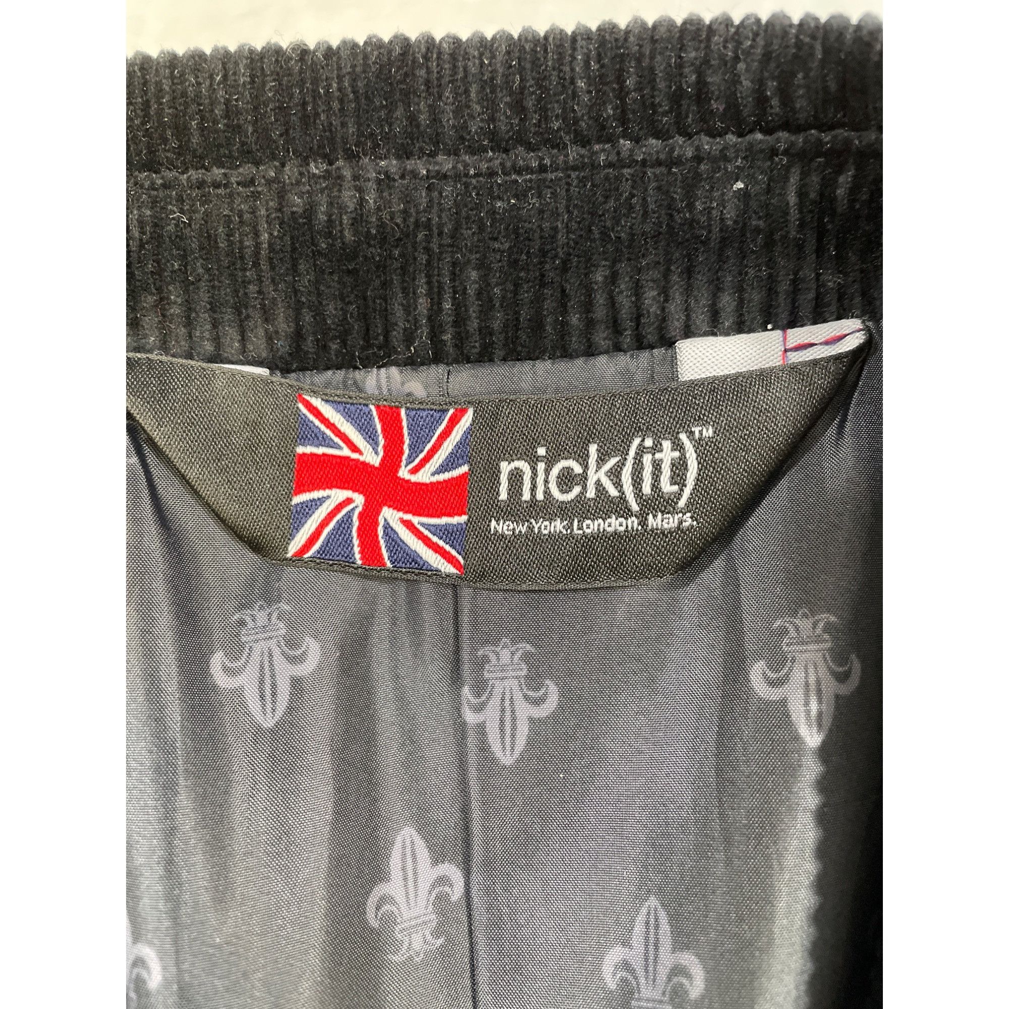 Other Nick It Men's Black Corduroy Blazer / Sports Coat Size XL SK Size 42R - 4 Thumbnail