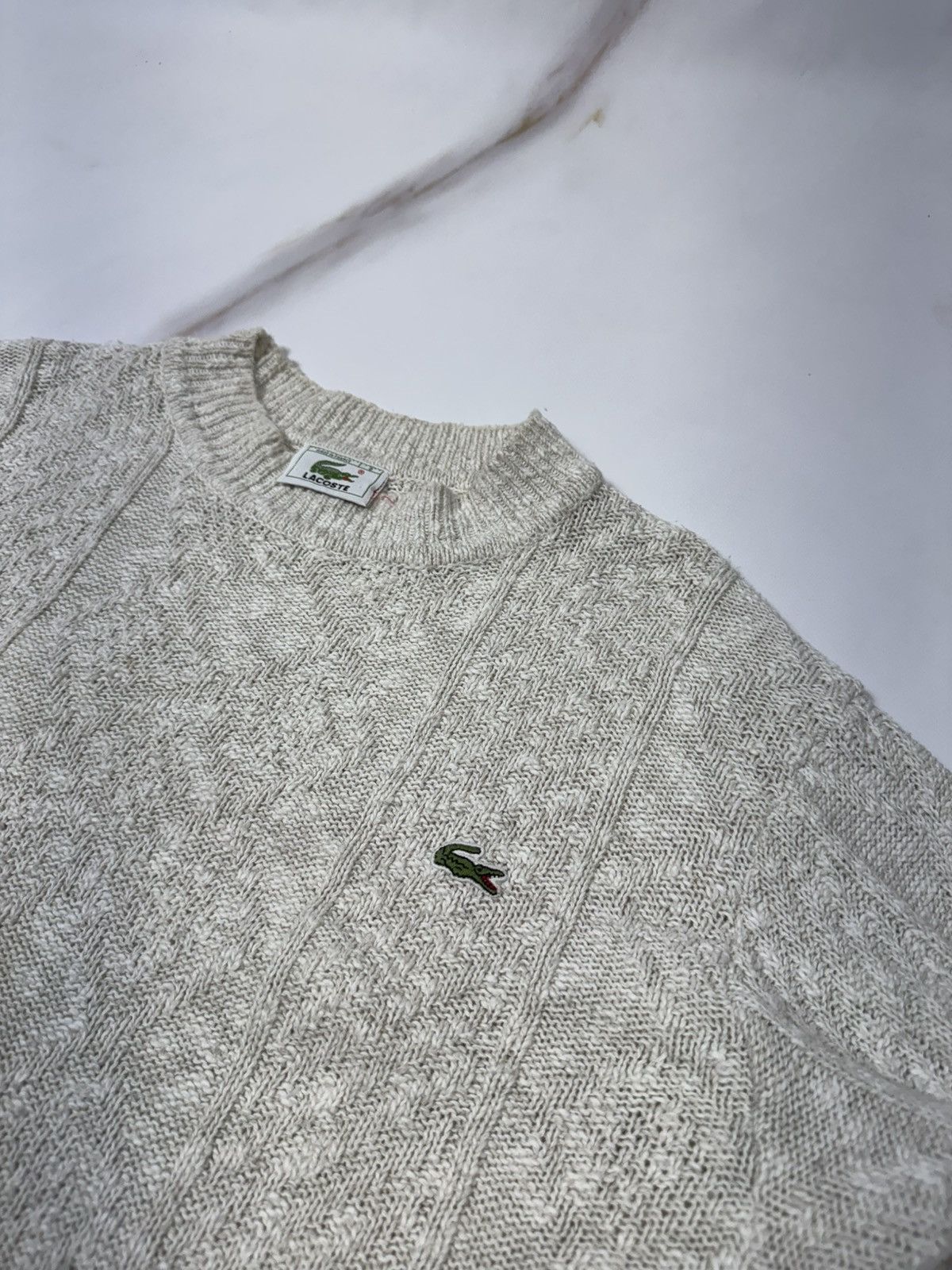 Lacoste Vintage Lacoste Knit Crewneck Sweater Size US XL / EU 56 / 4 - 7 Thumbnail