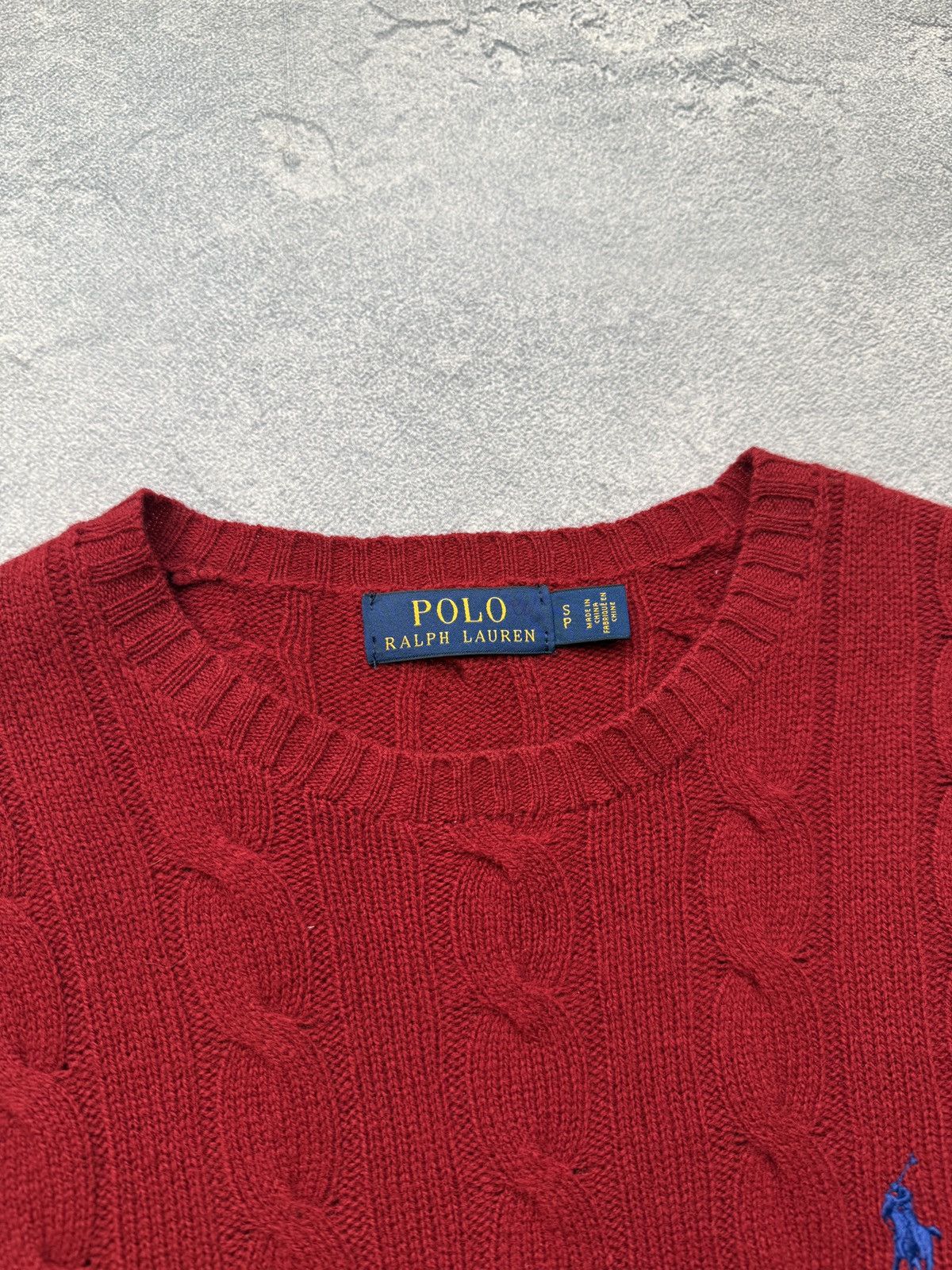 Polo Ralph Lauren Polo Ralph Lauren Sweater Men's Cable Knit Y2K Size US S / EU 44-46 / 1 - 6 Thumbnail