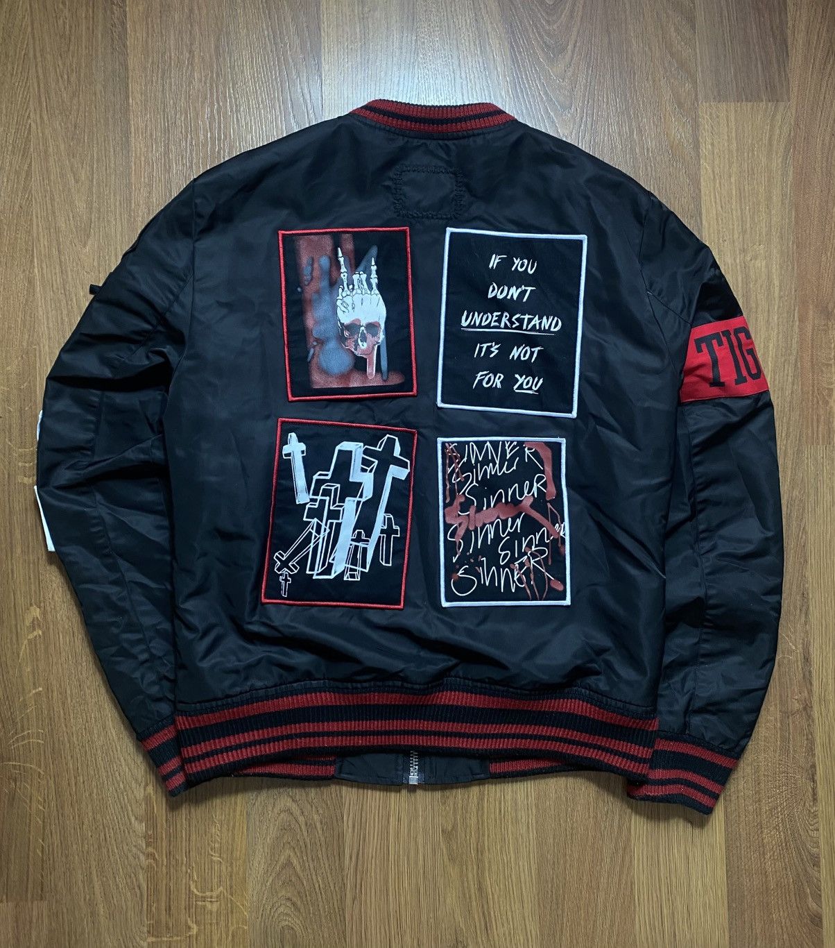 tigha Tigha Oversized Black Field Jacket Size US S / EU 44-46 / 1 - 2 Thumbnail