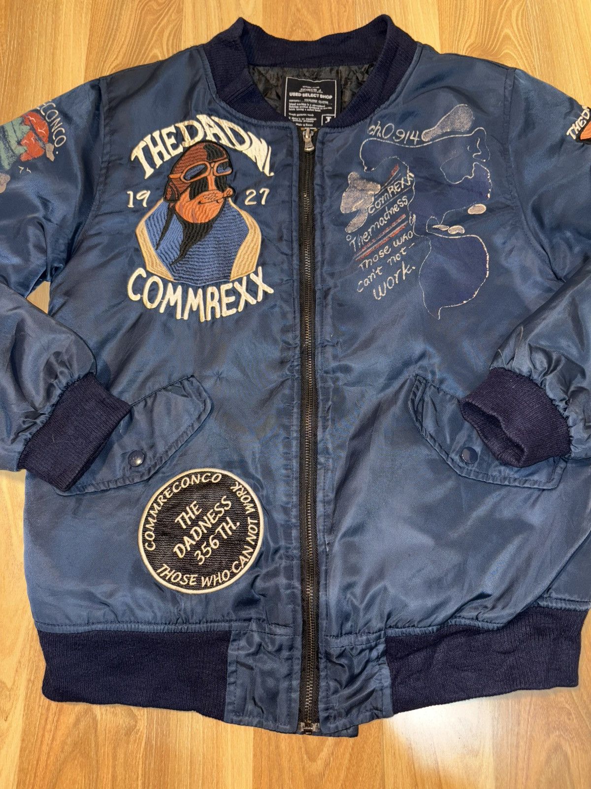 Vintage U.S.A.F x vietnam squadran x flying Jacket Size US XXS / EU 40 - 3 Thumbnail