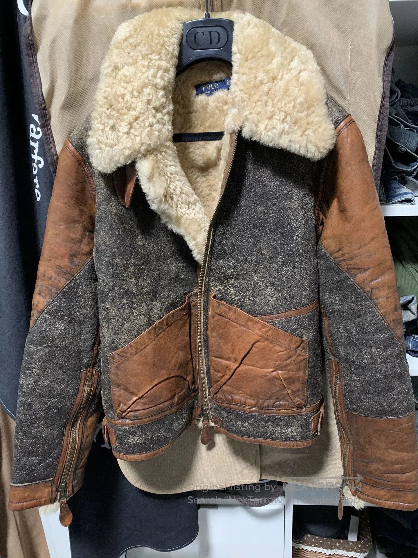 Polo Ralph Lauren rl polo ralph lauren shearling jacket. Size US S / EU 44-46 / 1 - 1 Thumbnail